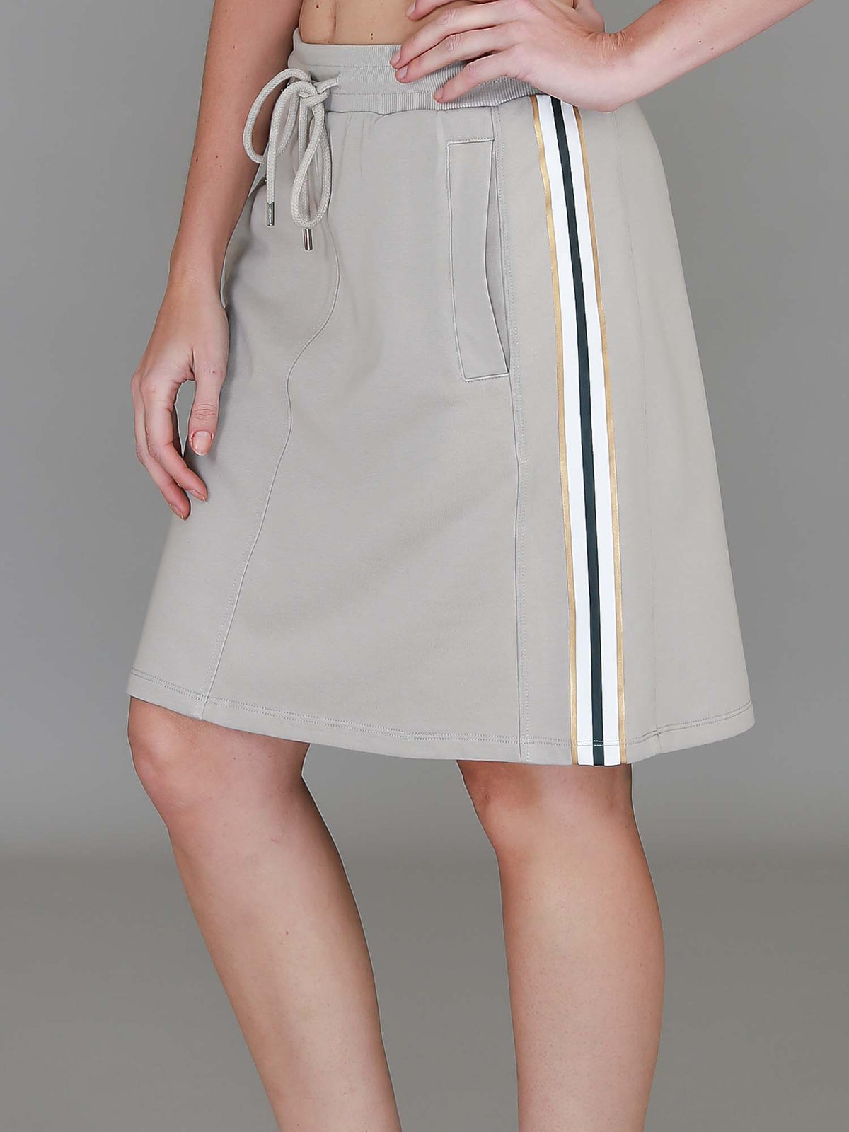 Cher Stripe Terry Skirt