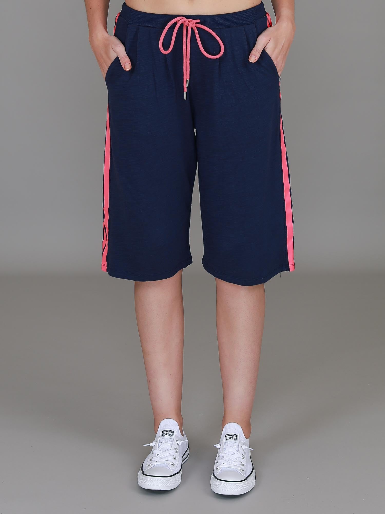 longer shorts for ladies #color_ink/pink