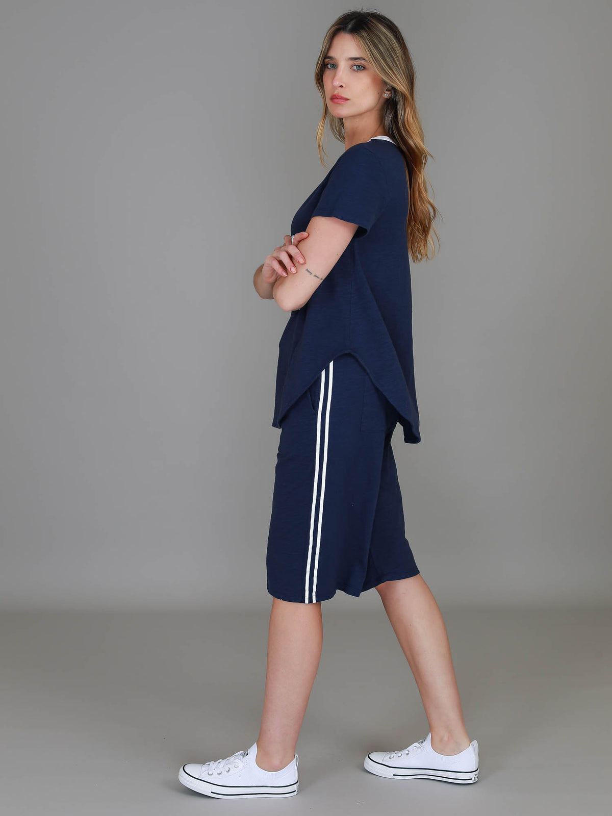 navy top women