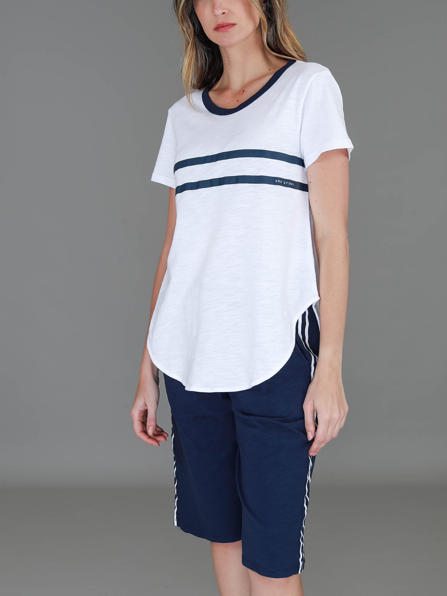 long fit t-shirt #color_white