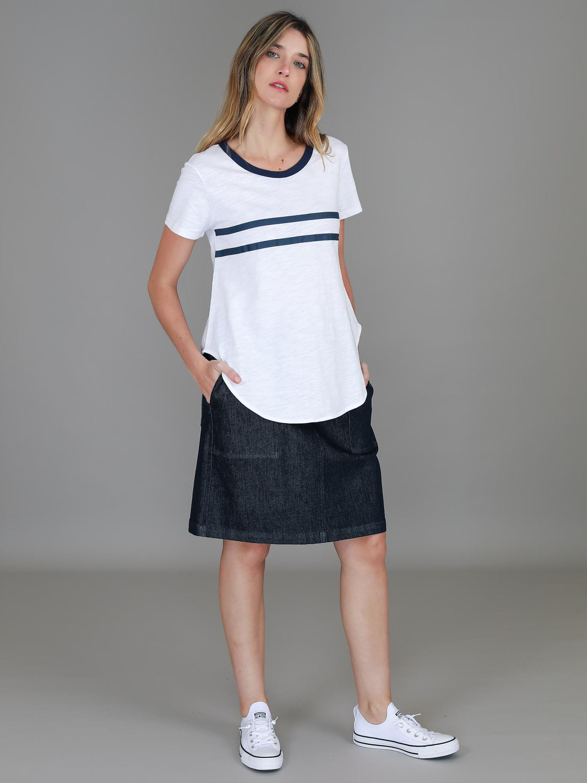 stripe t shirt women
