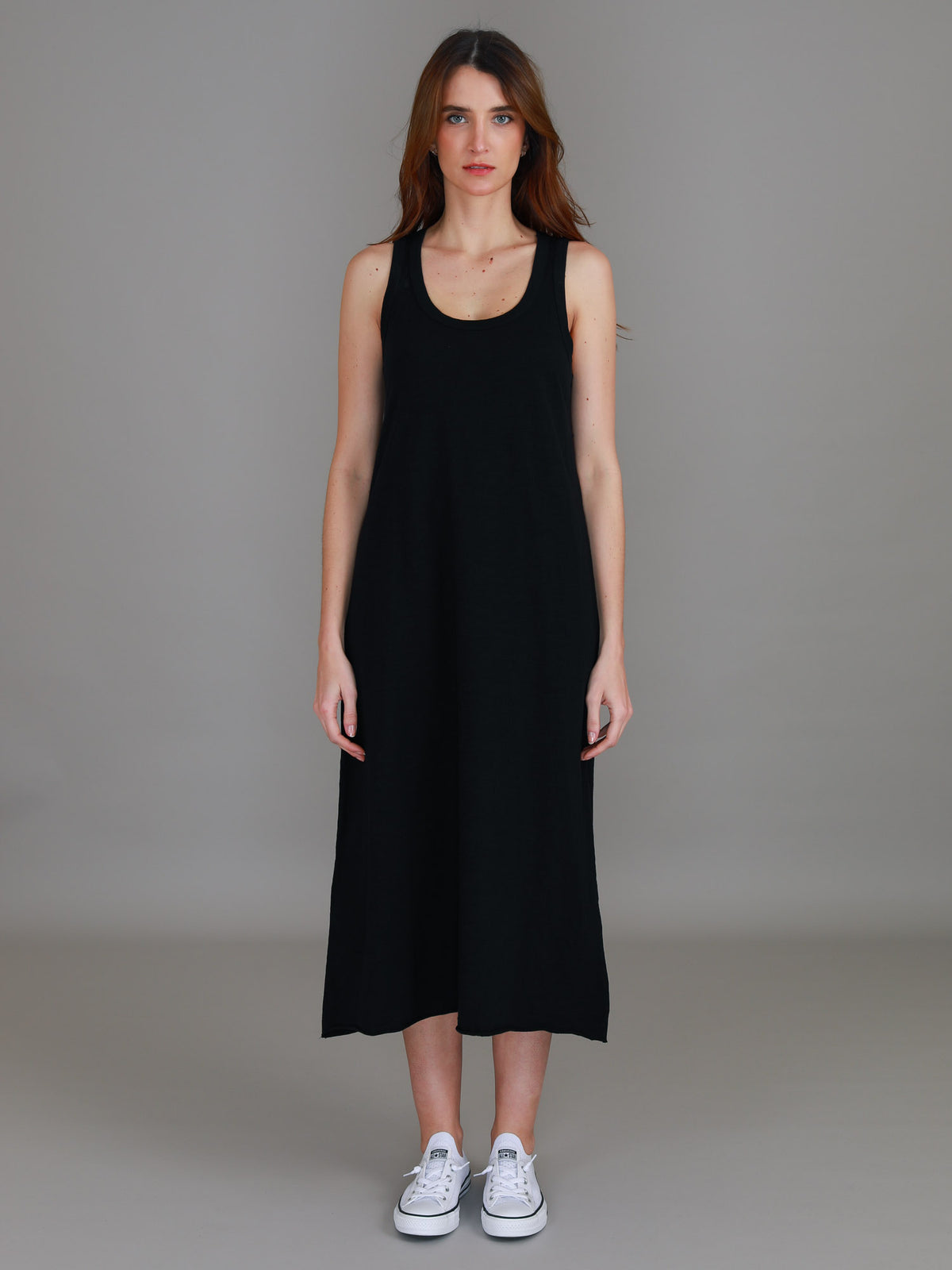 black tank dress