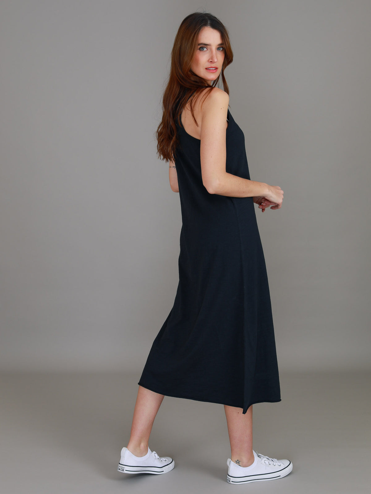 tank top dress navy