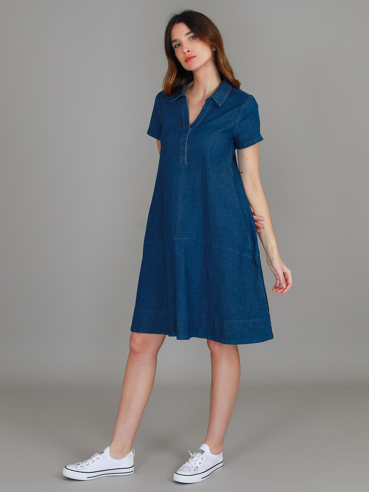 denim dress women