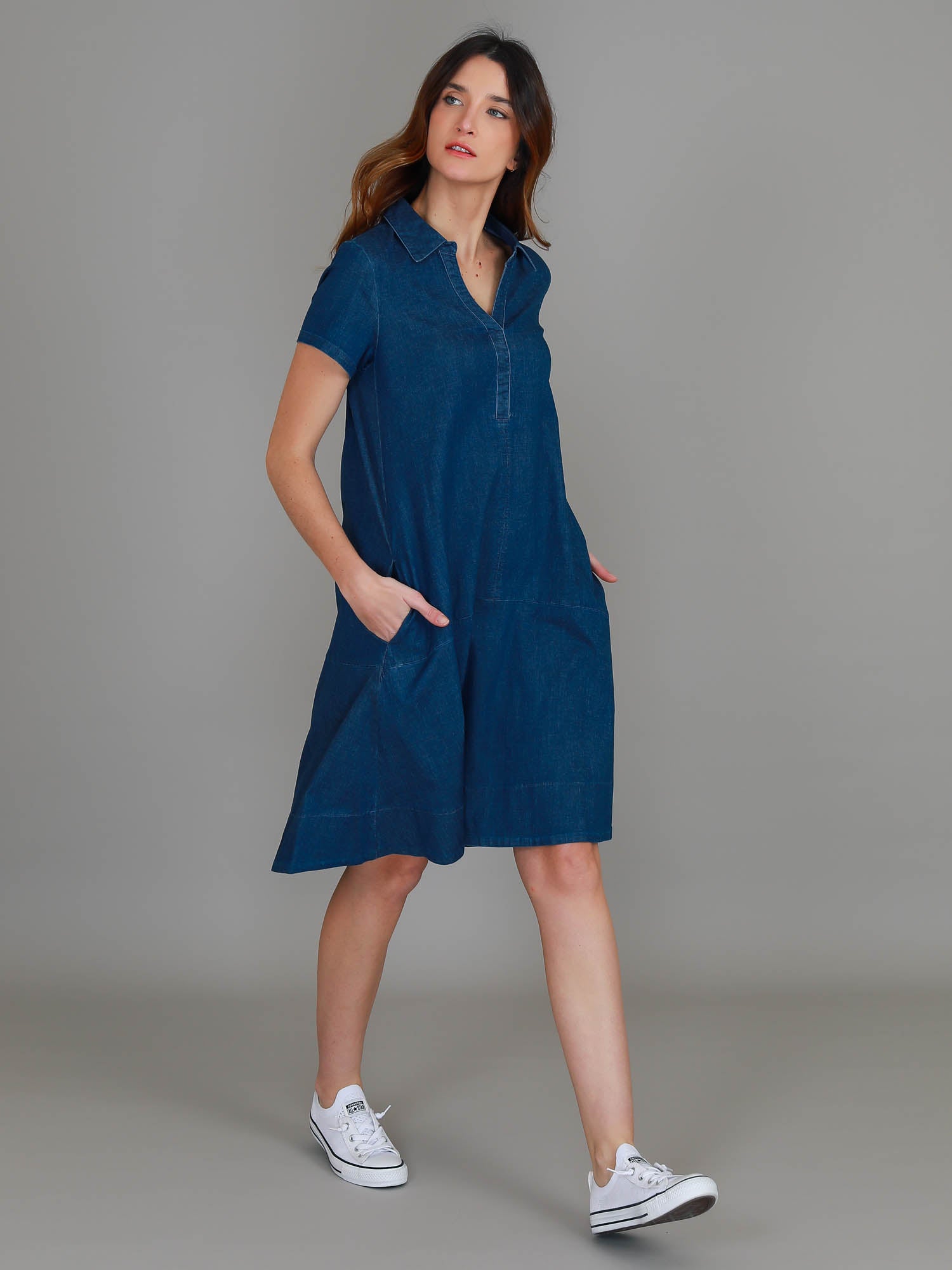 denim dresses for women #color_jean blue