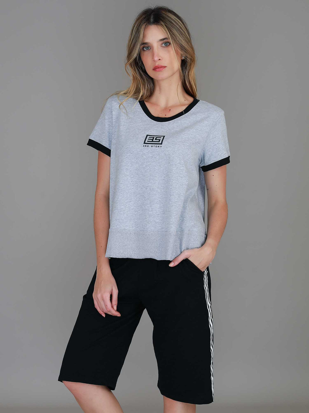 Charity Logo Print T Shirt