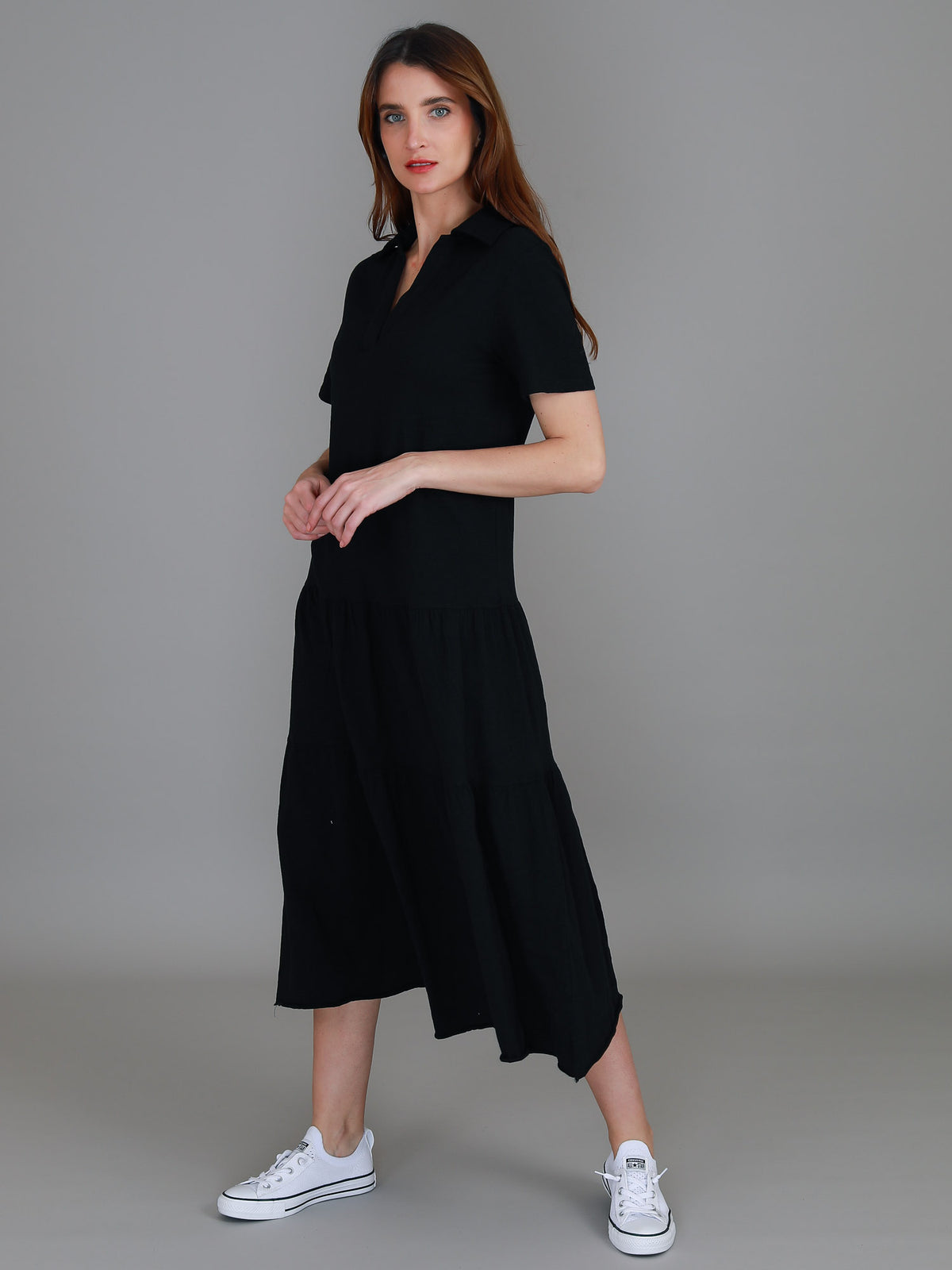 black a line dress