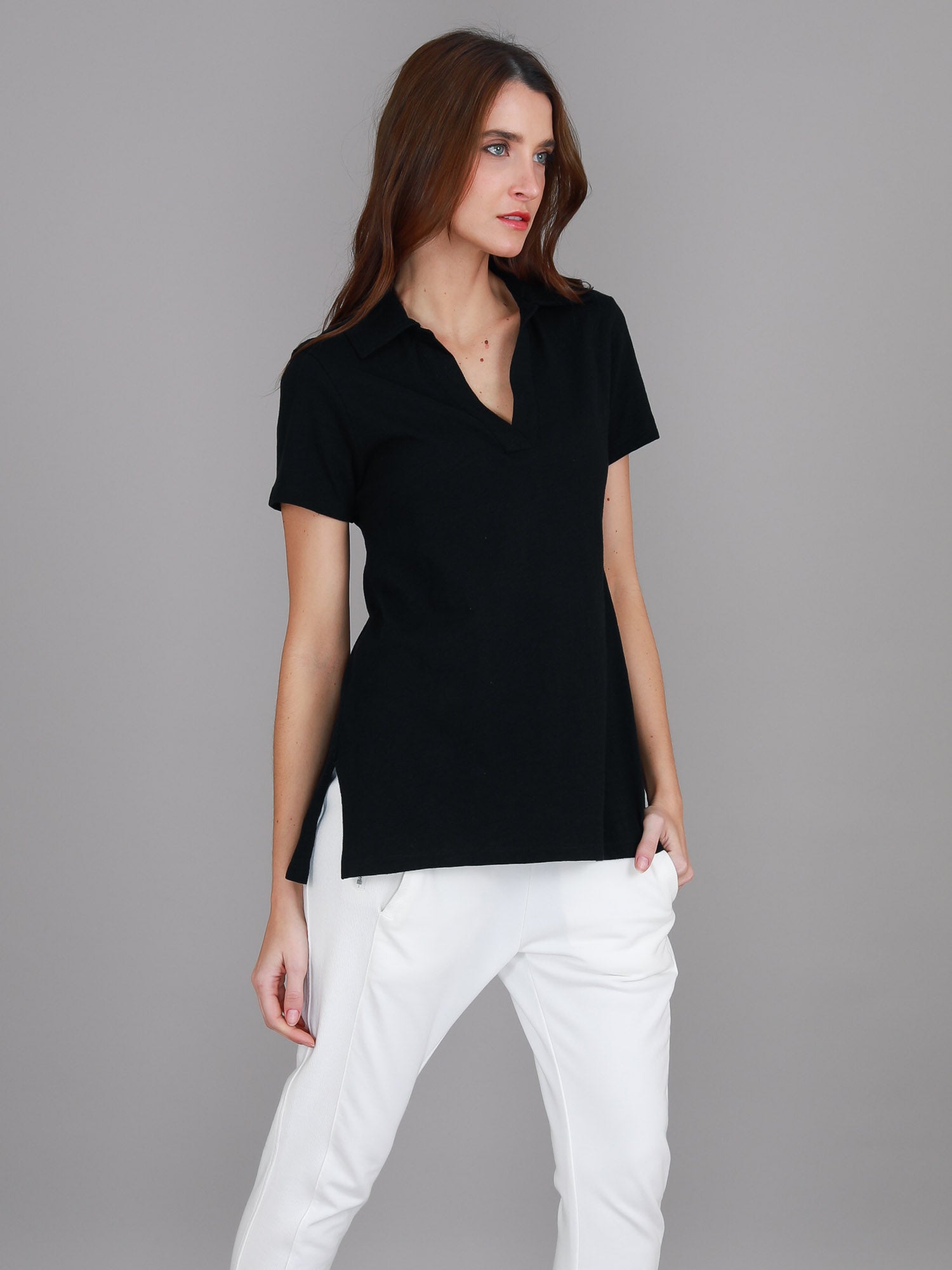 polo black t shirt #color_black