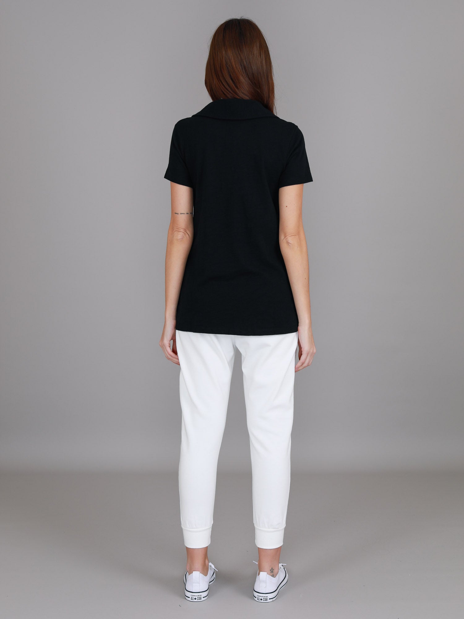 women's polo t shirt #color_black