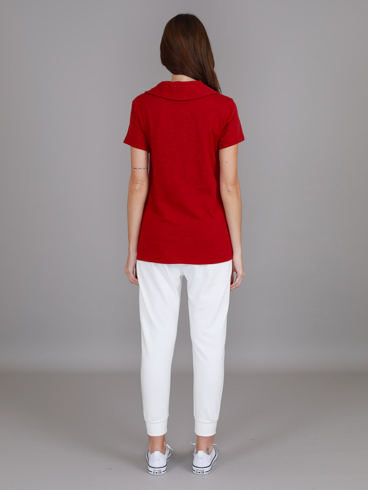 cranberry cotton polo