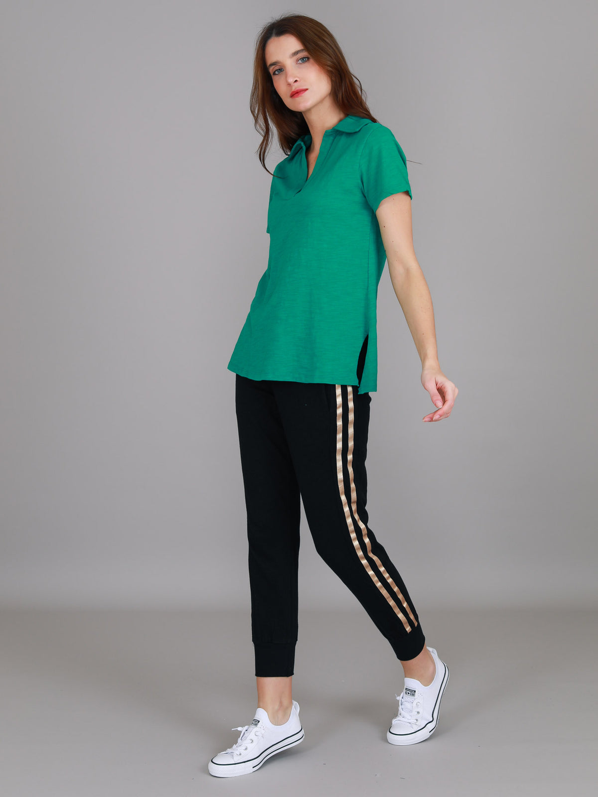 green polo short sleeve