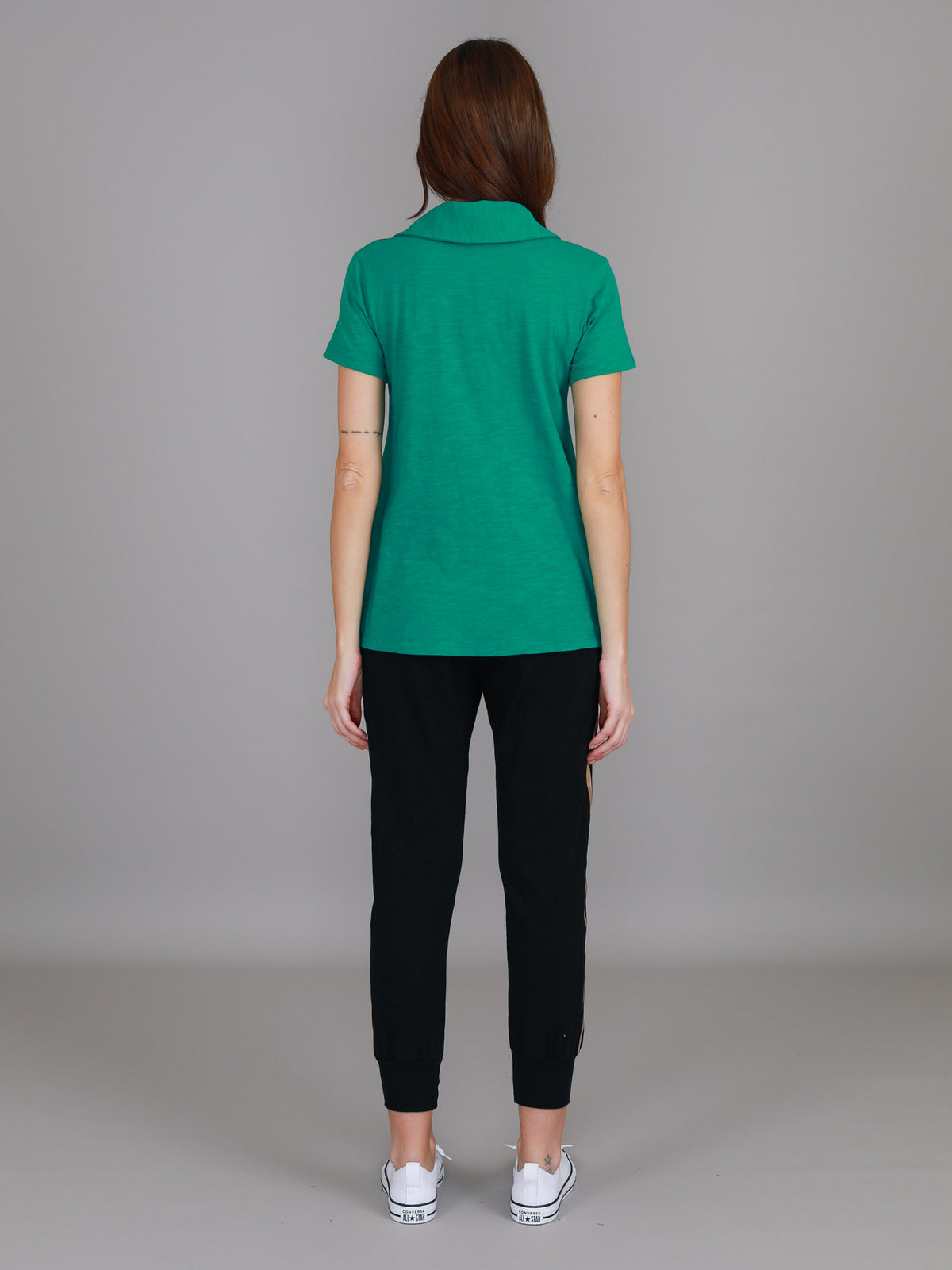green grass cotton polo