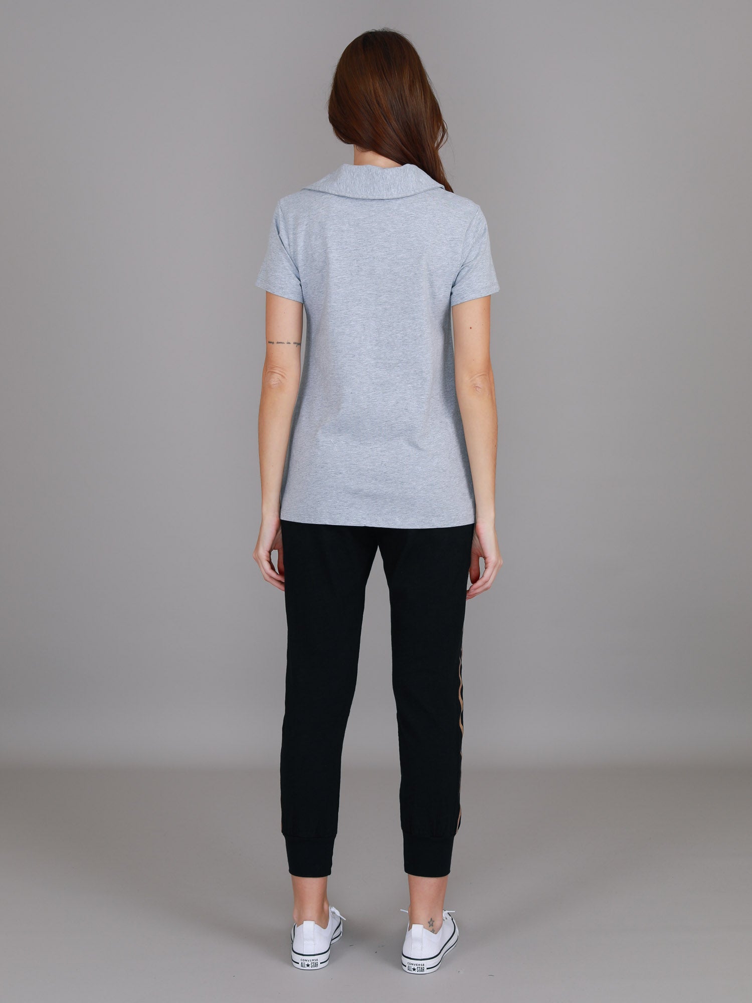 grey polo t shirt #color_grey marle