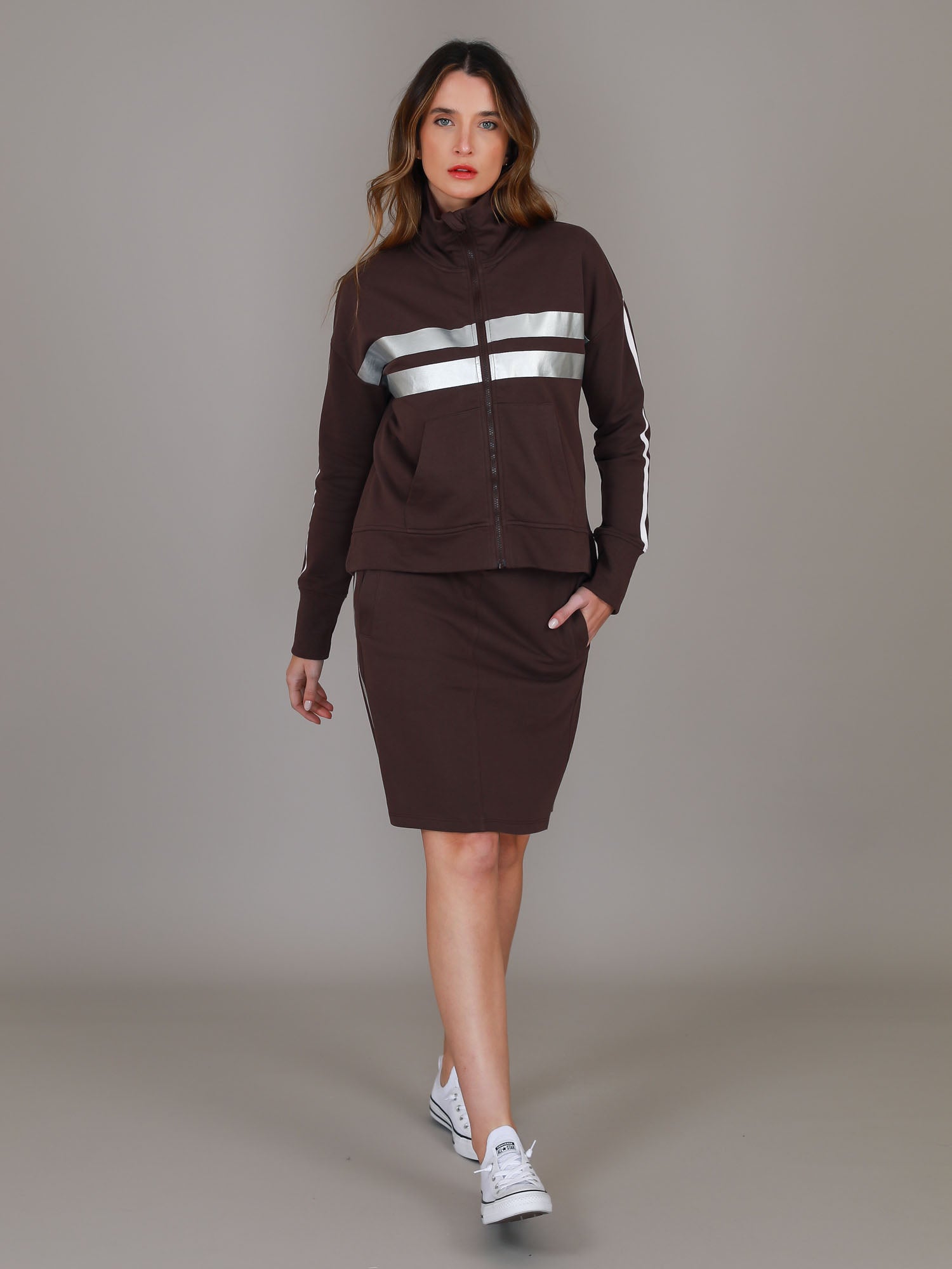zip up track jacket #color_truffle