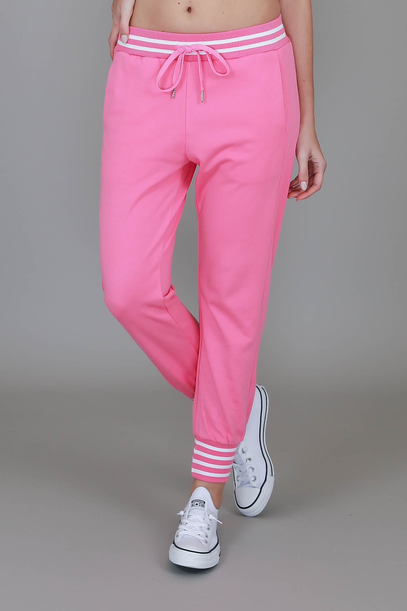 hot pink joggers #color_pop pink