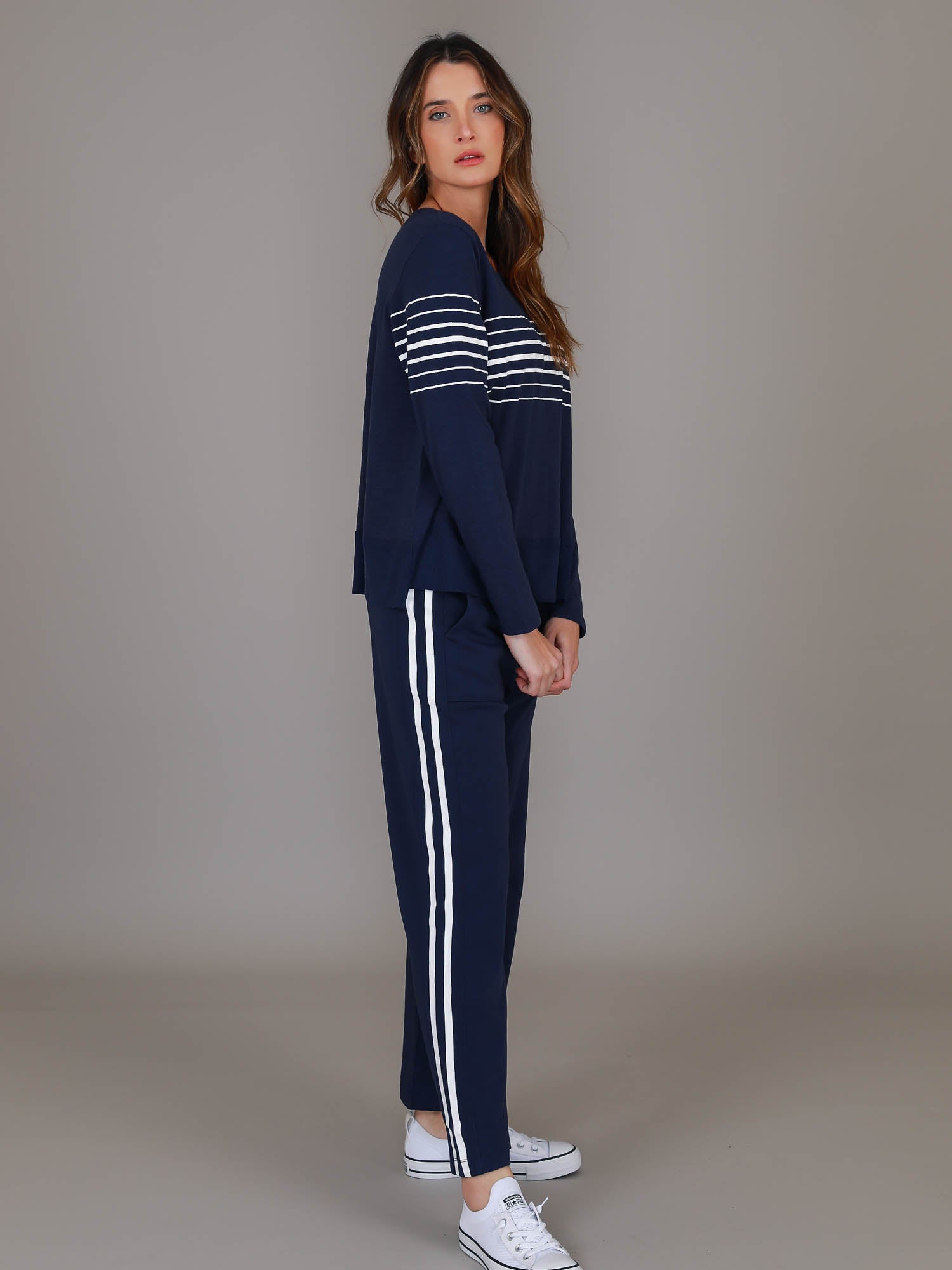 navy joggers womens #color_ink drop