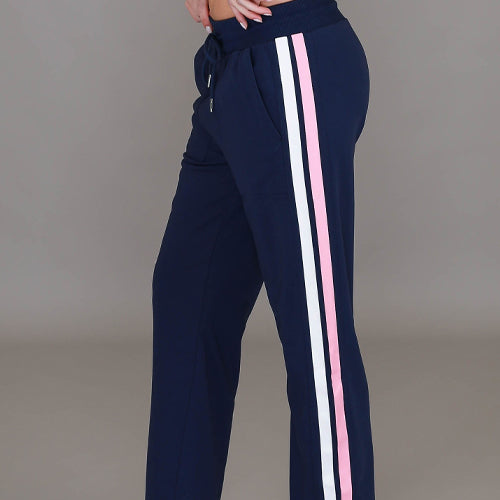 Brumby | Women's Side Stripe Straight Leg Sweatpants – French Terry size guide