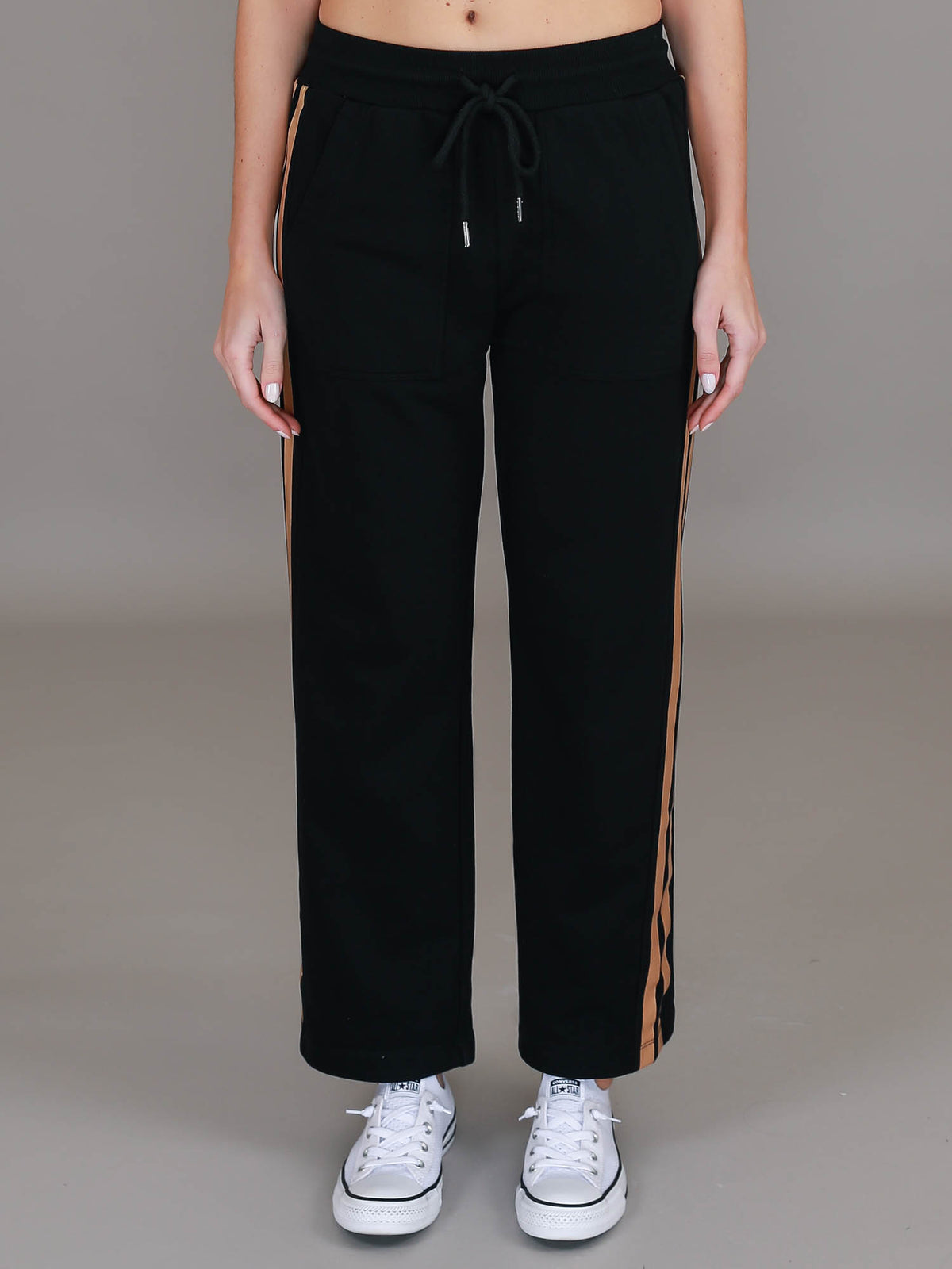 black track pants women #color_black/gold