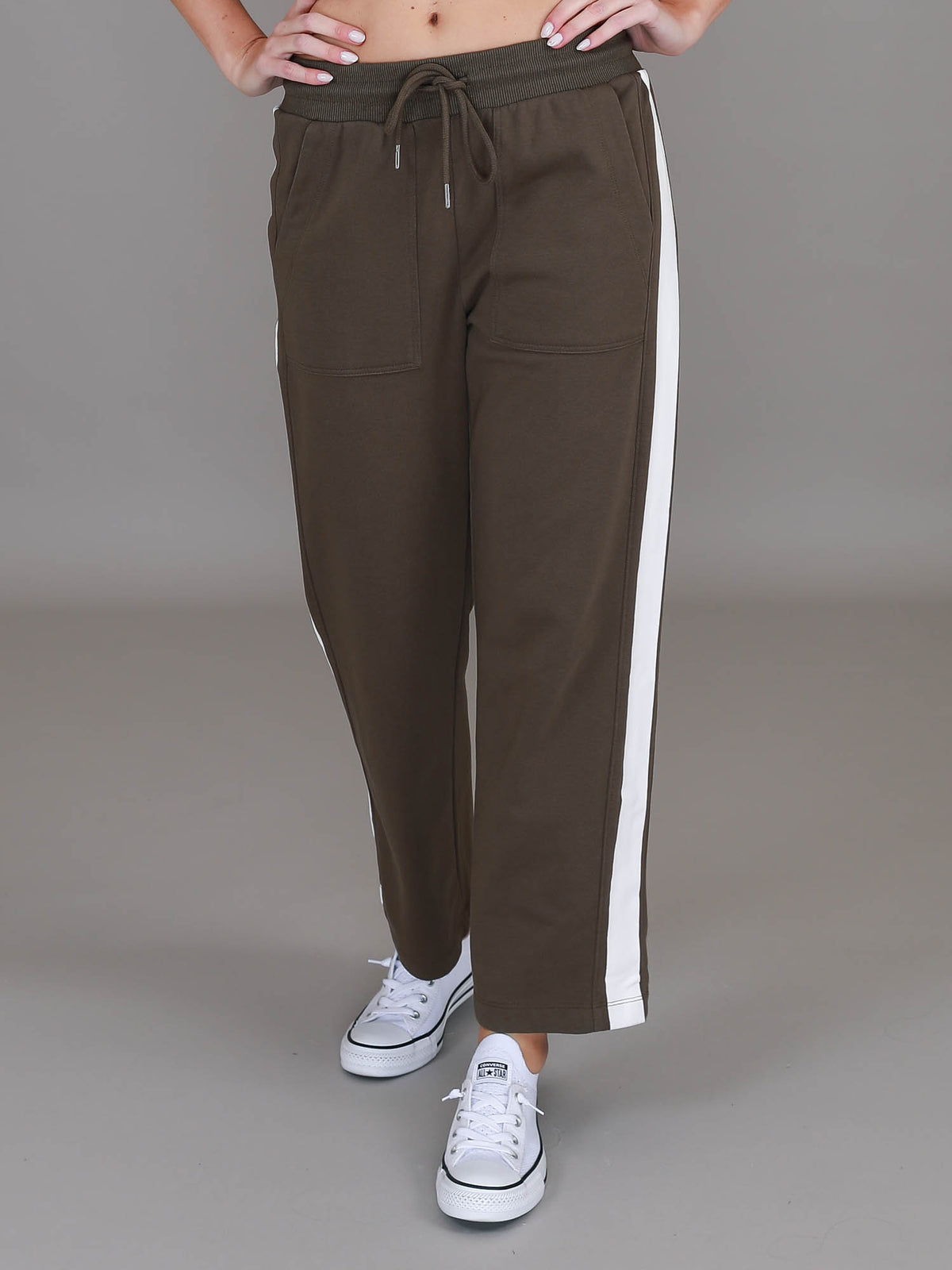 olive sweatpants women #color_dark olive