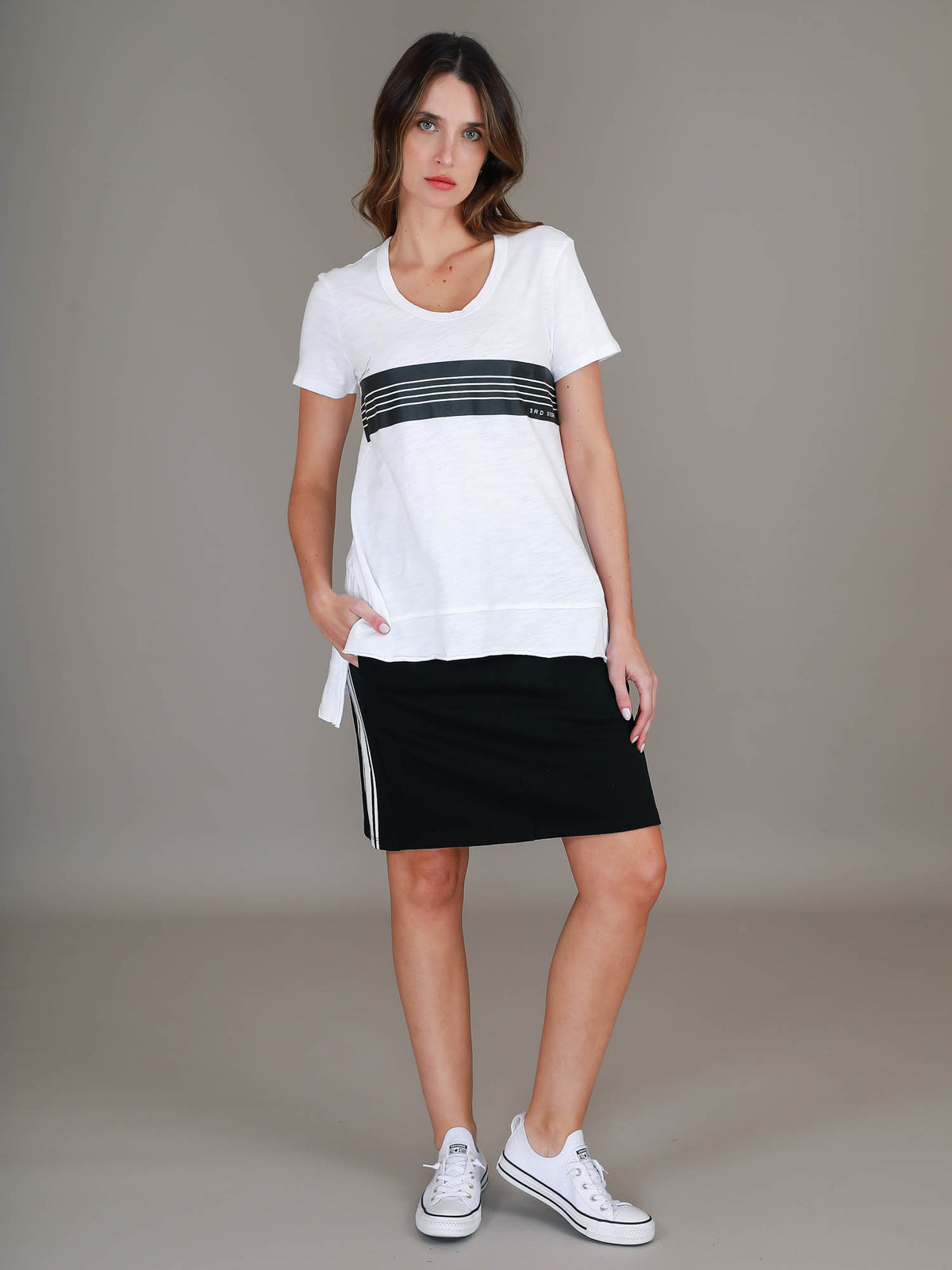 white high low tee #color_white