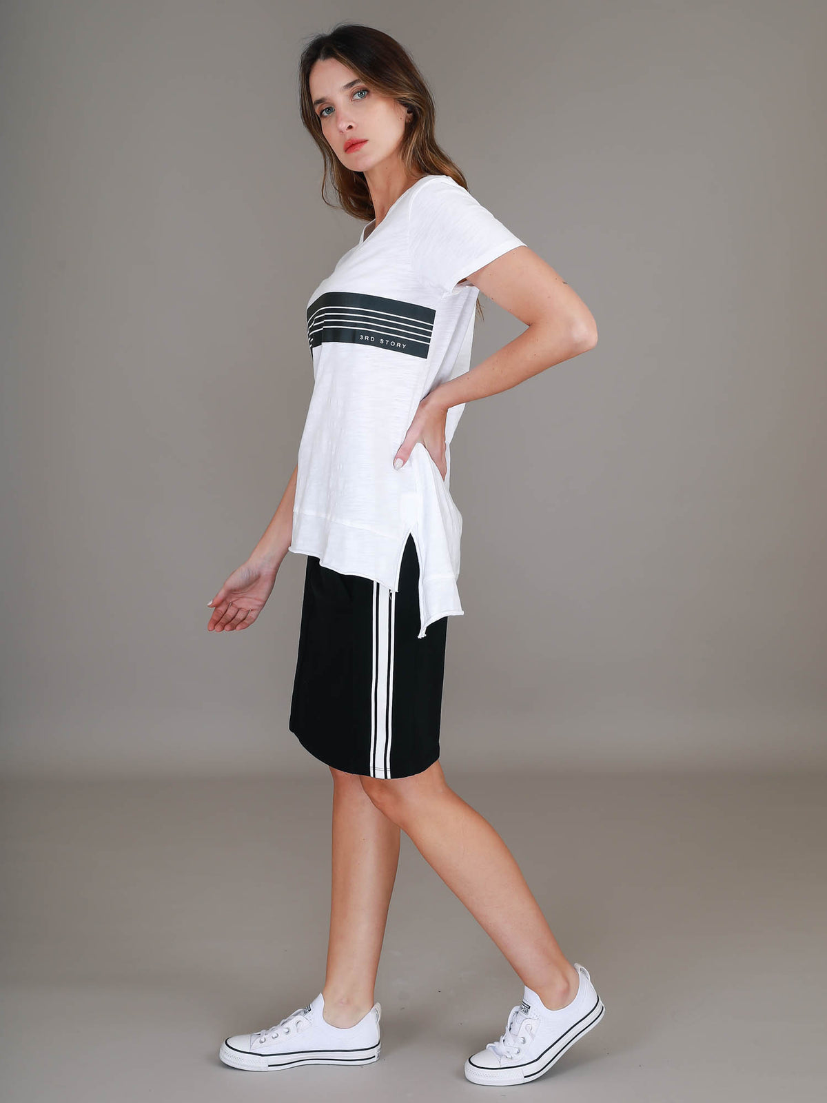 white stripe crew tee #color_white