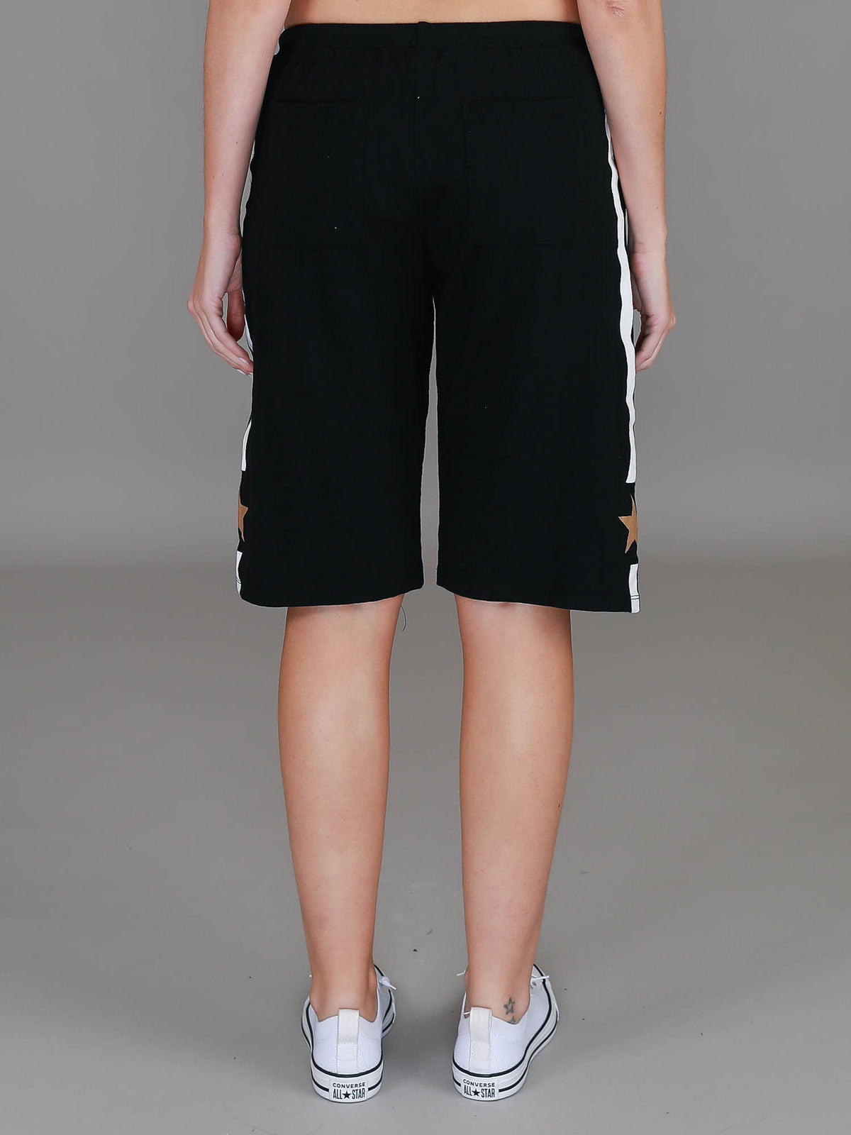 black cotton shorts women #color_black