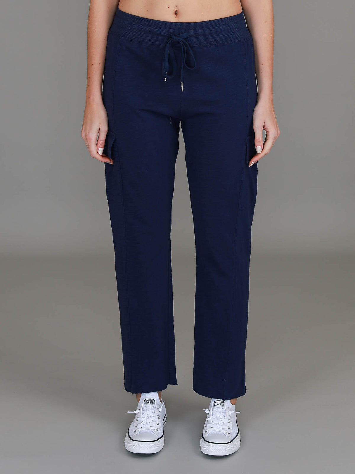 navy straight leg joggers