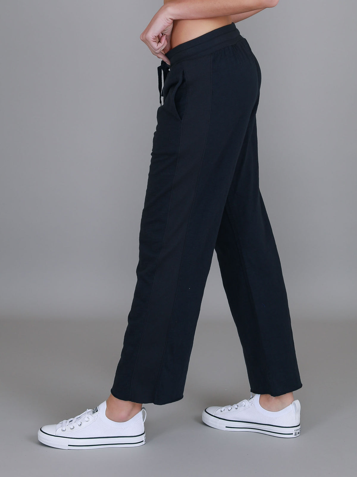 navy straight jogger women