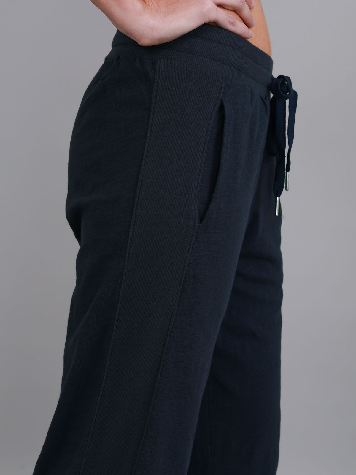navy straight leg joggers