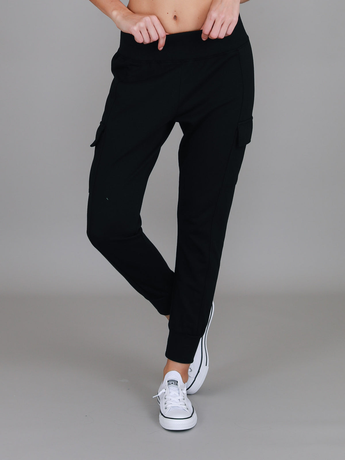black track pants