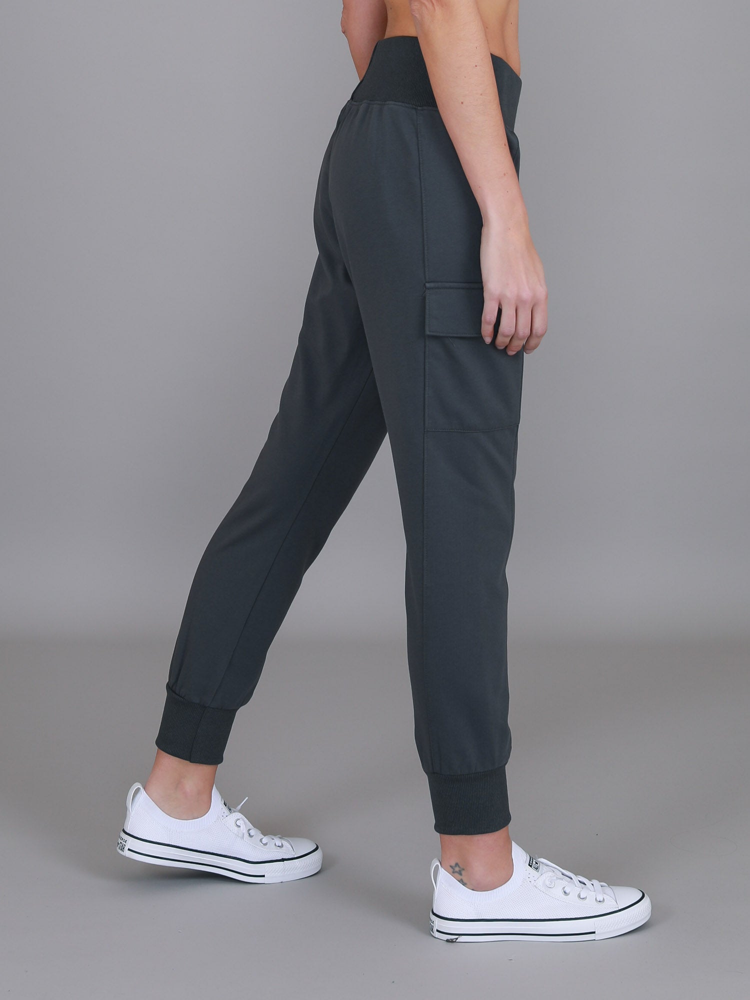 ladies track pants #color_charcoal