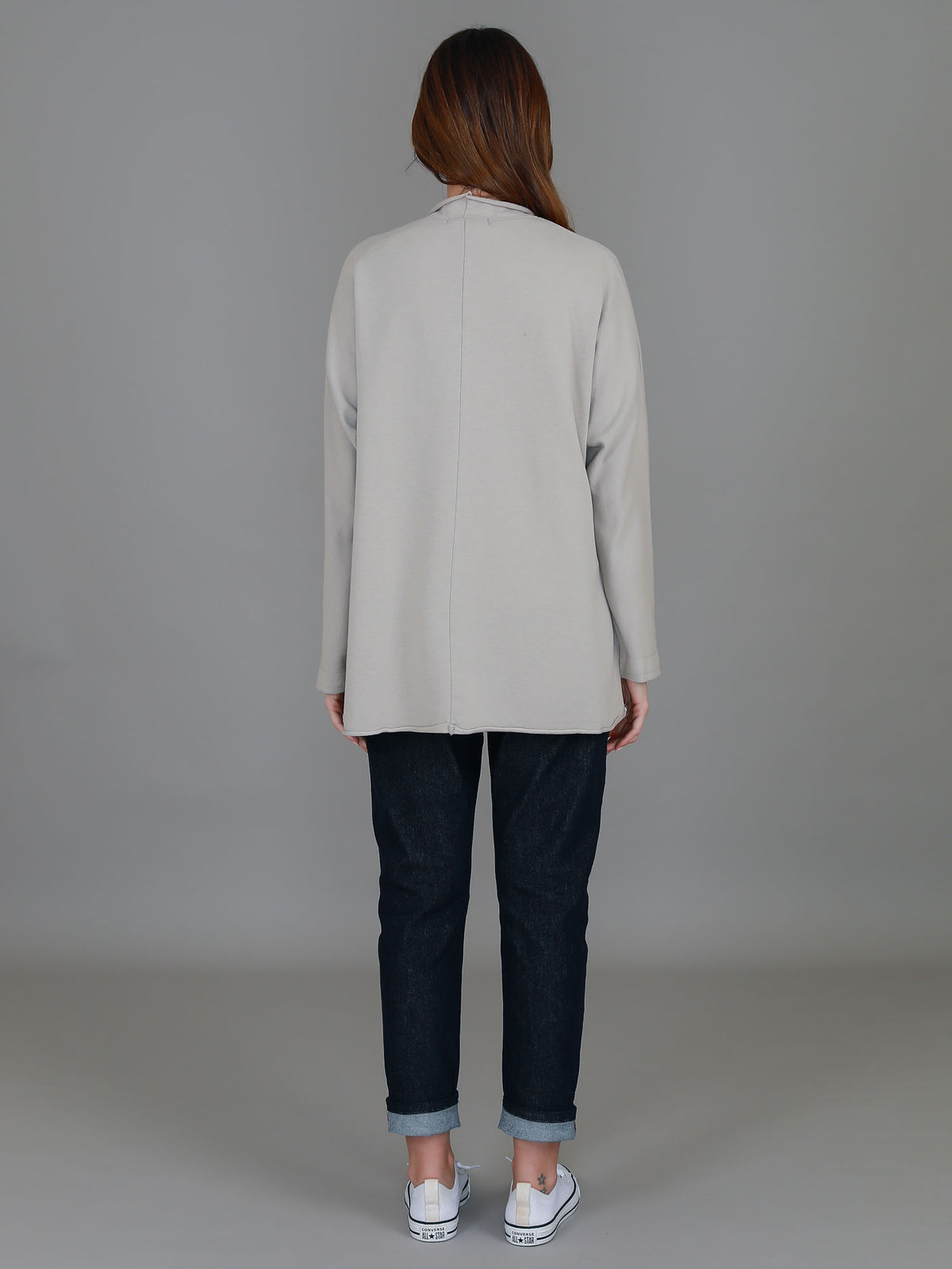 beige long cardigan