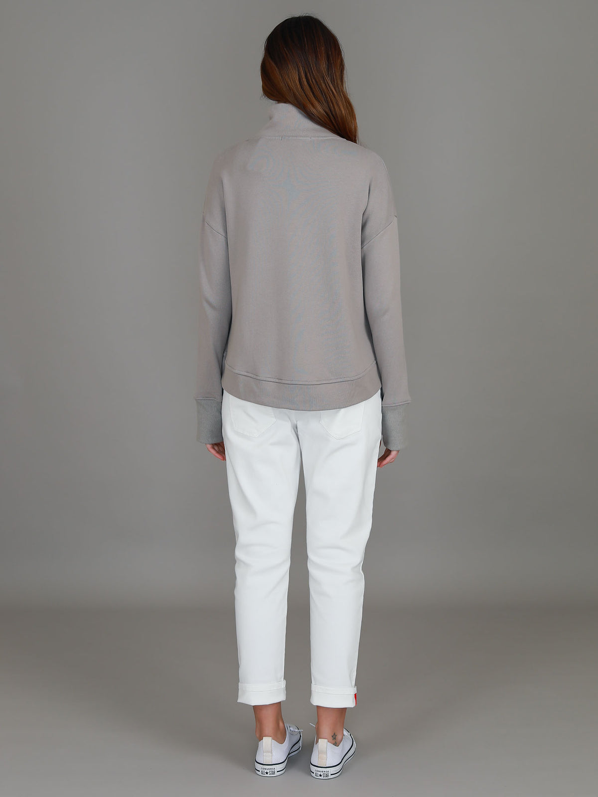taupe jacket french terry