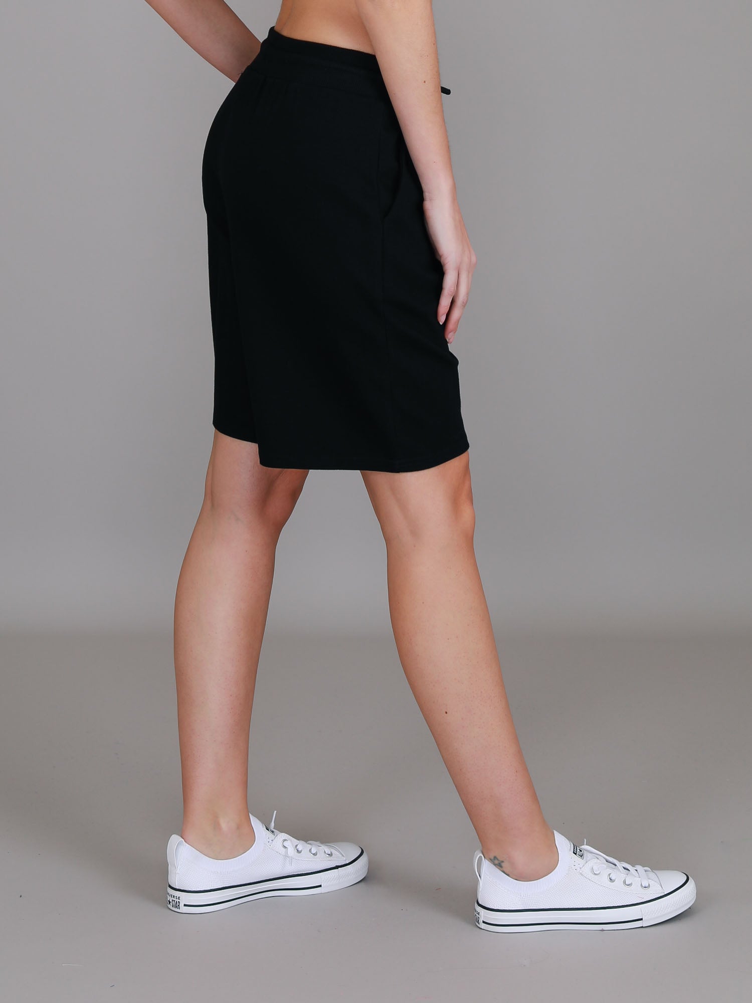 cotton shorts women #color_black