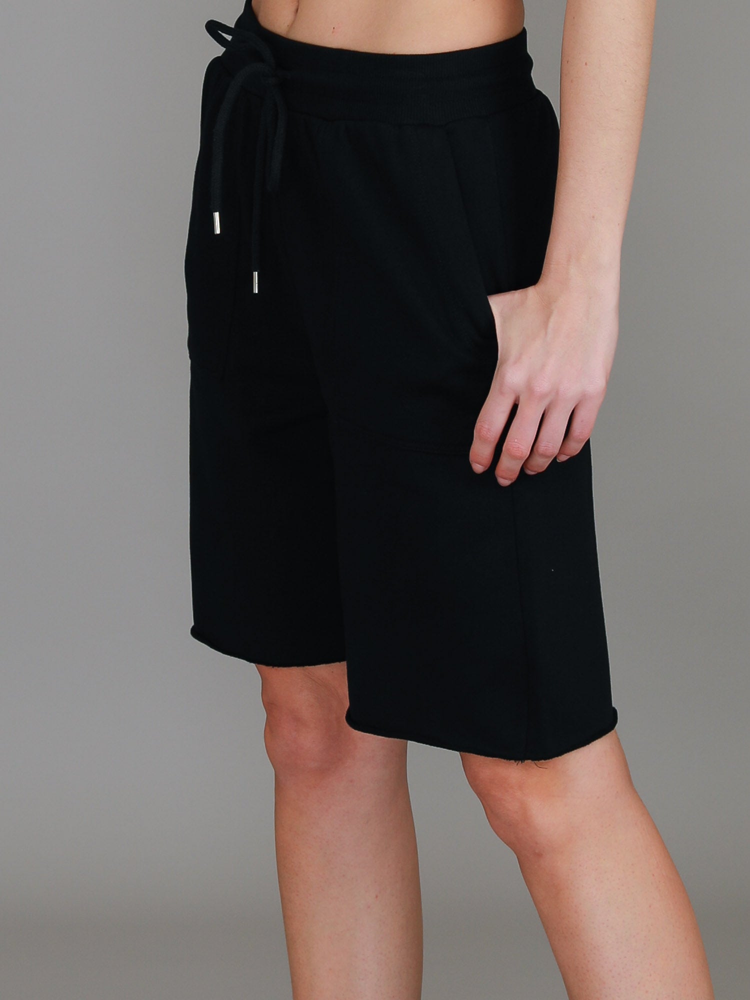 mid length shorts #color_black