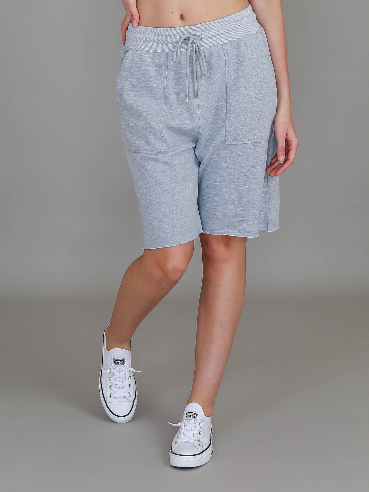 mid length shorts womens