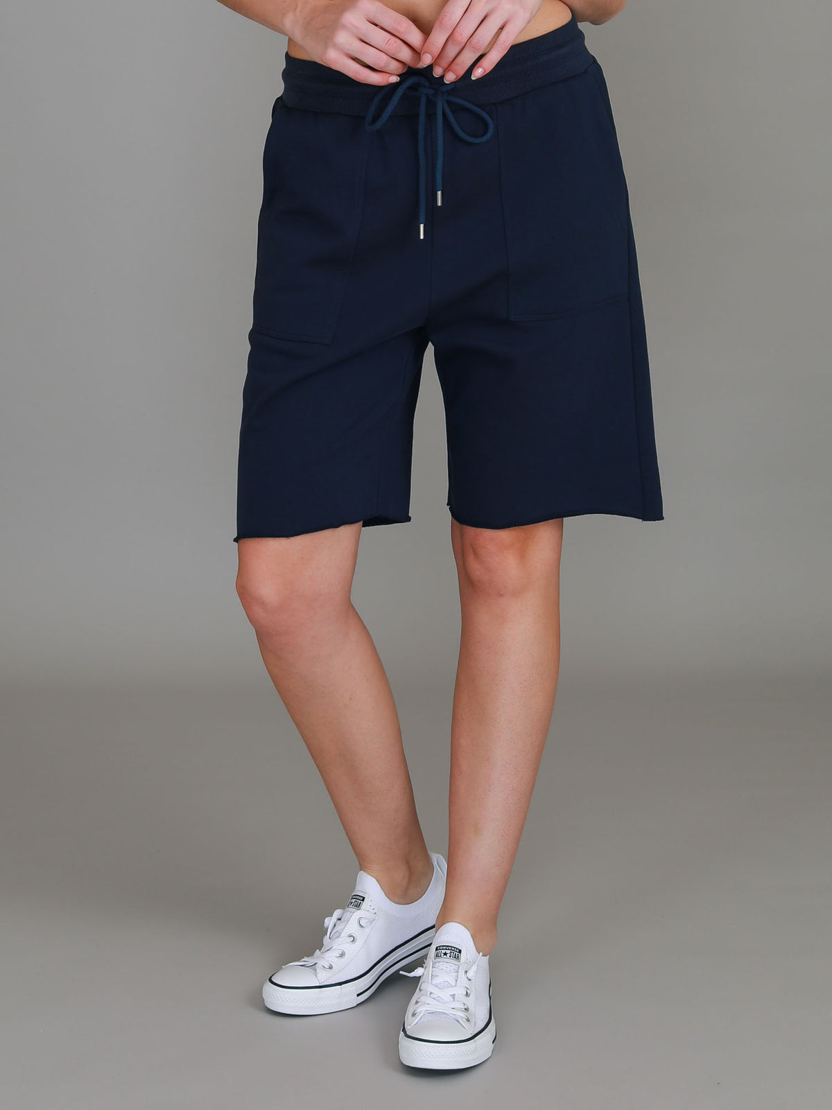 navy shorts womens