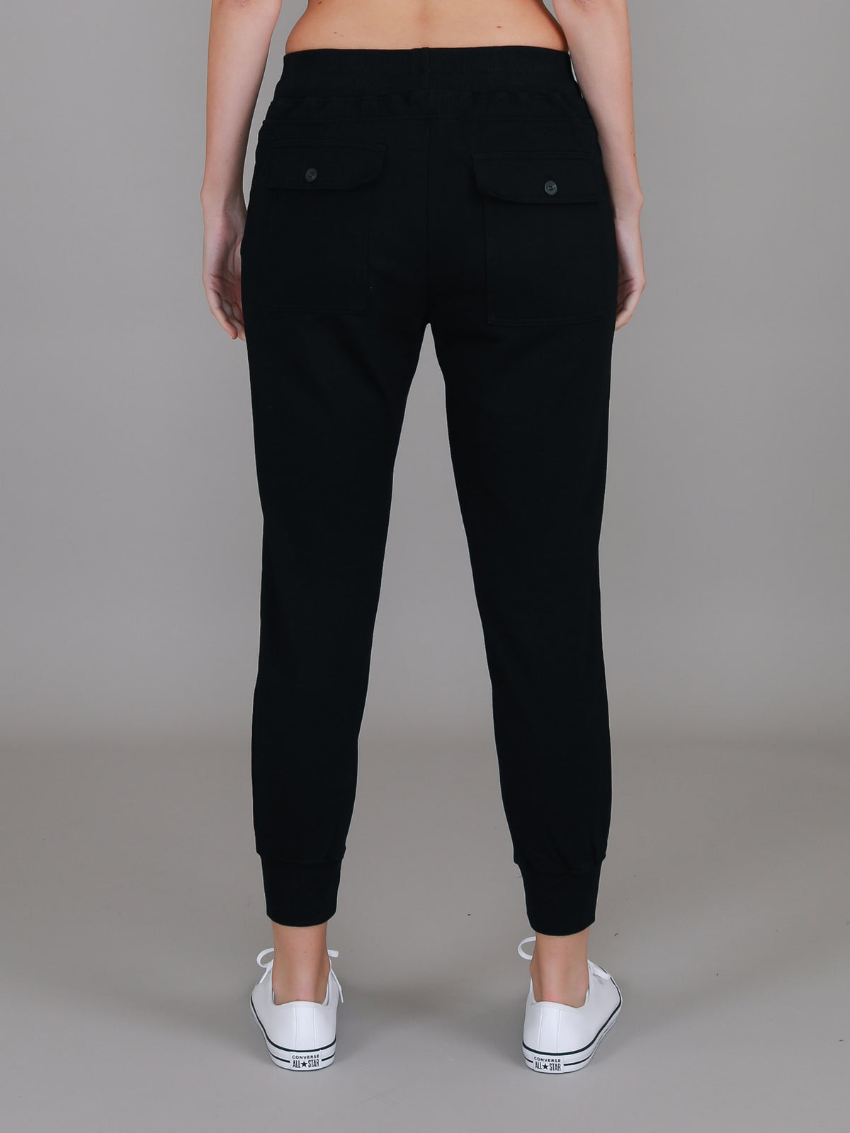 black jogger pants