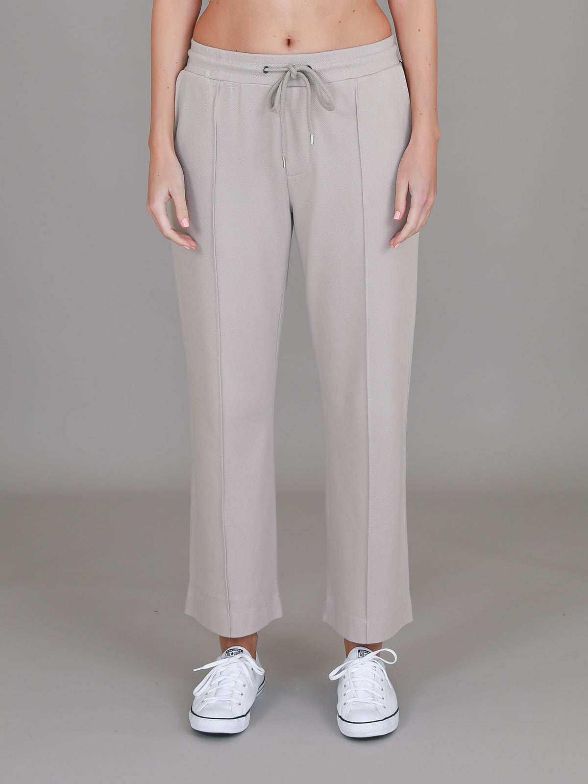 straight leg sweatpants women cream