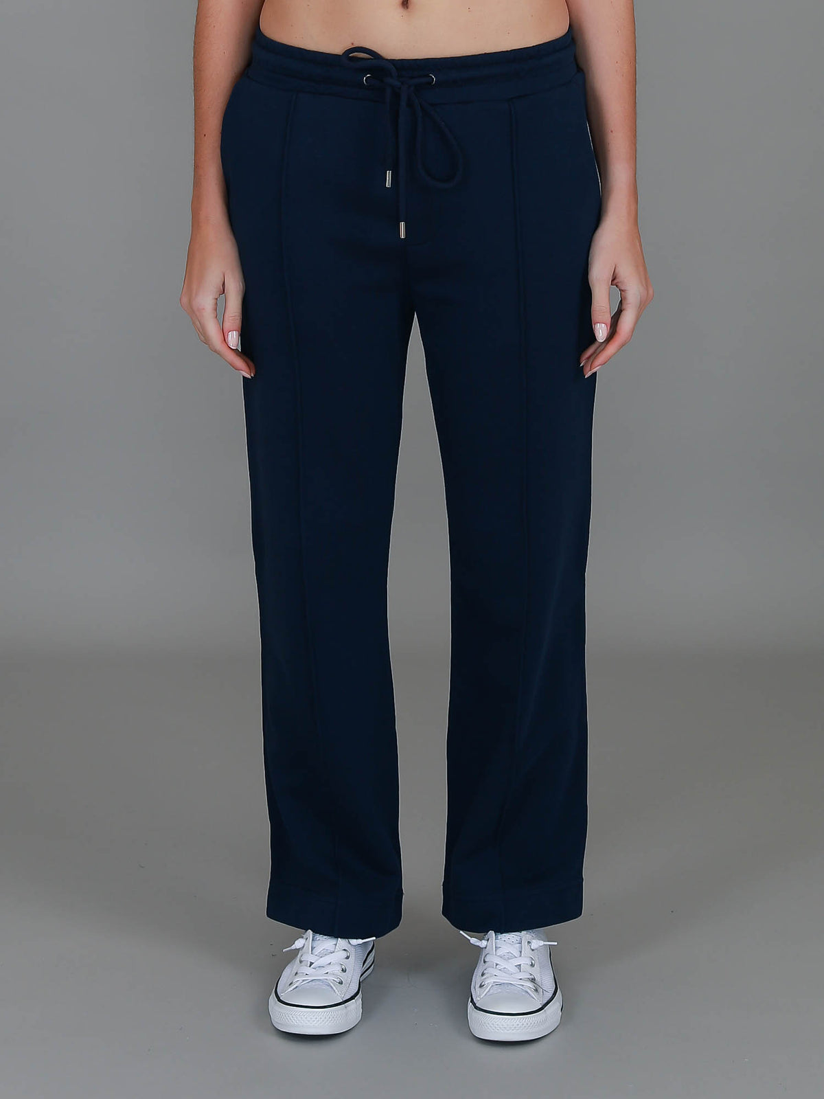 navy baggy track pants
