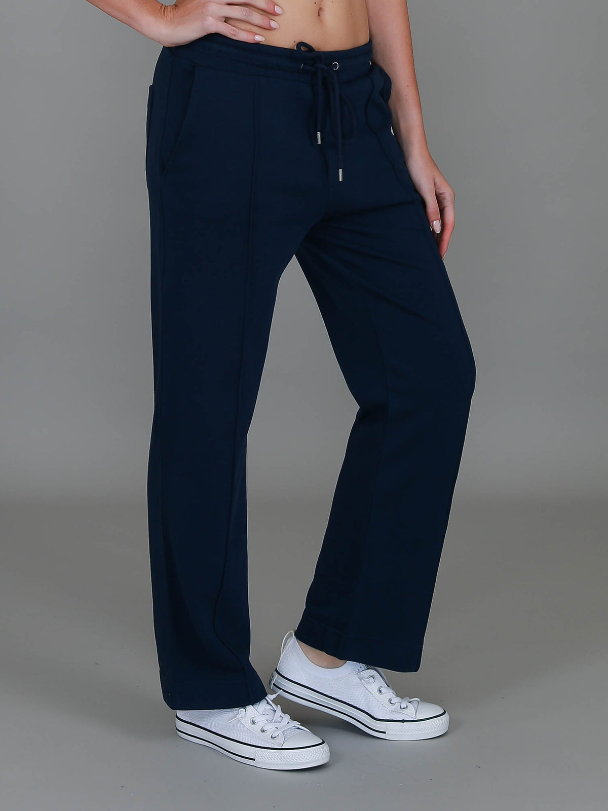 ink navy wide pants