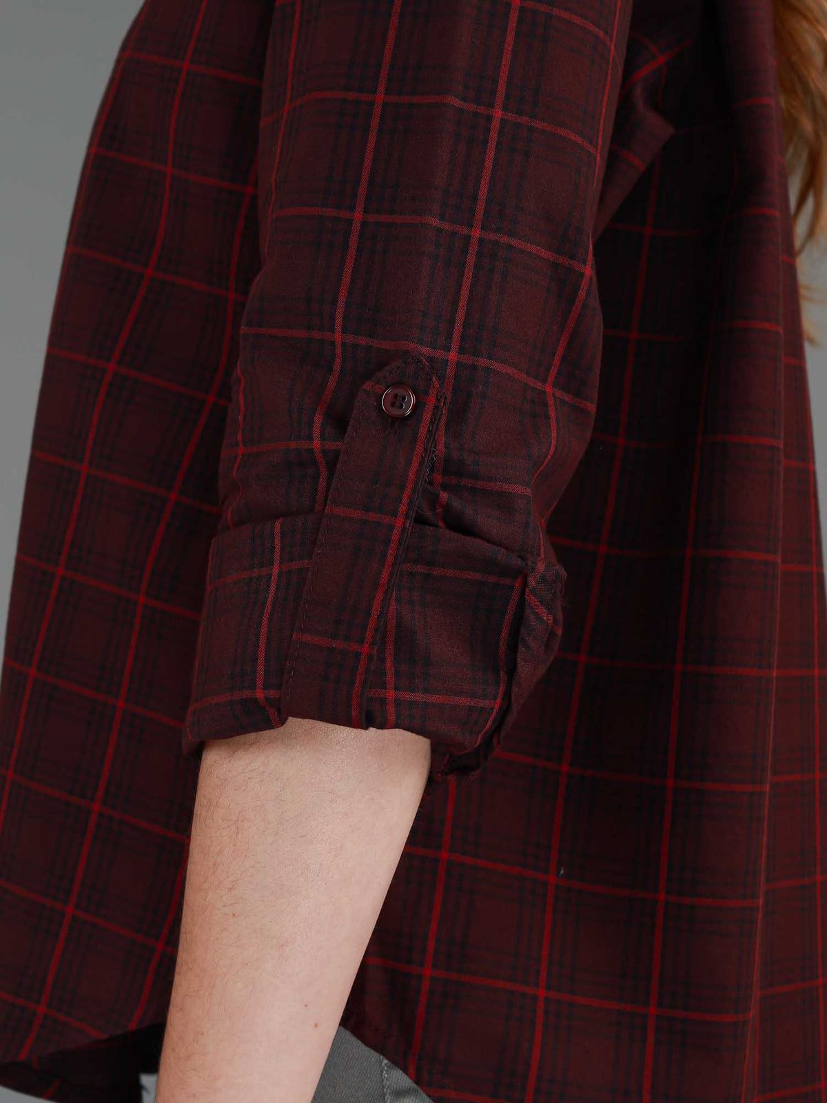 fig plaid shirt women