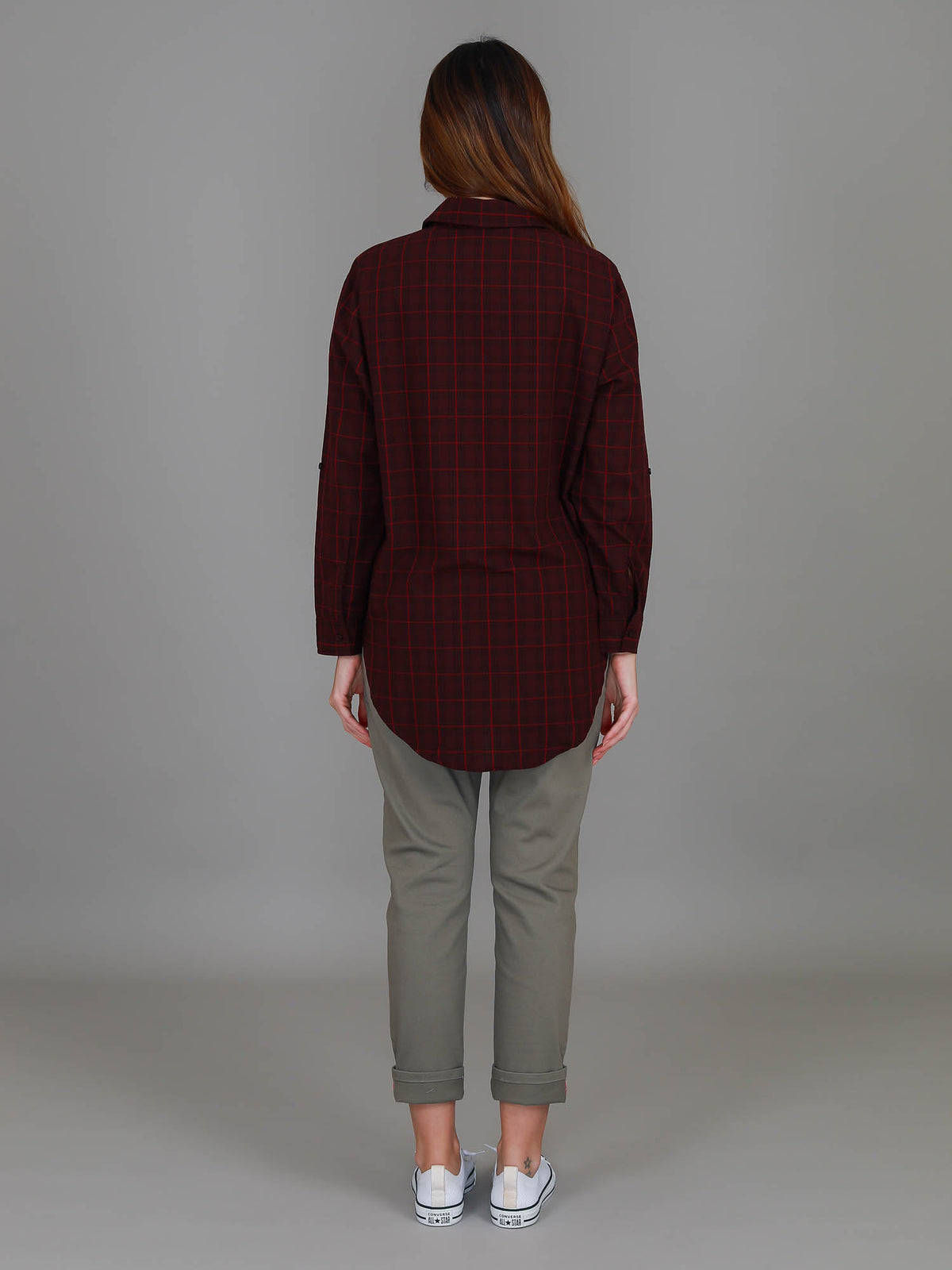 womens check shirt fig