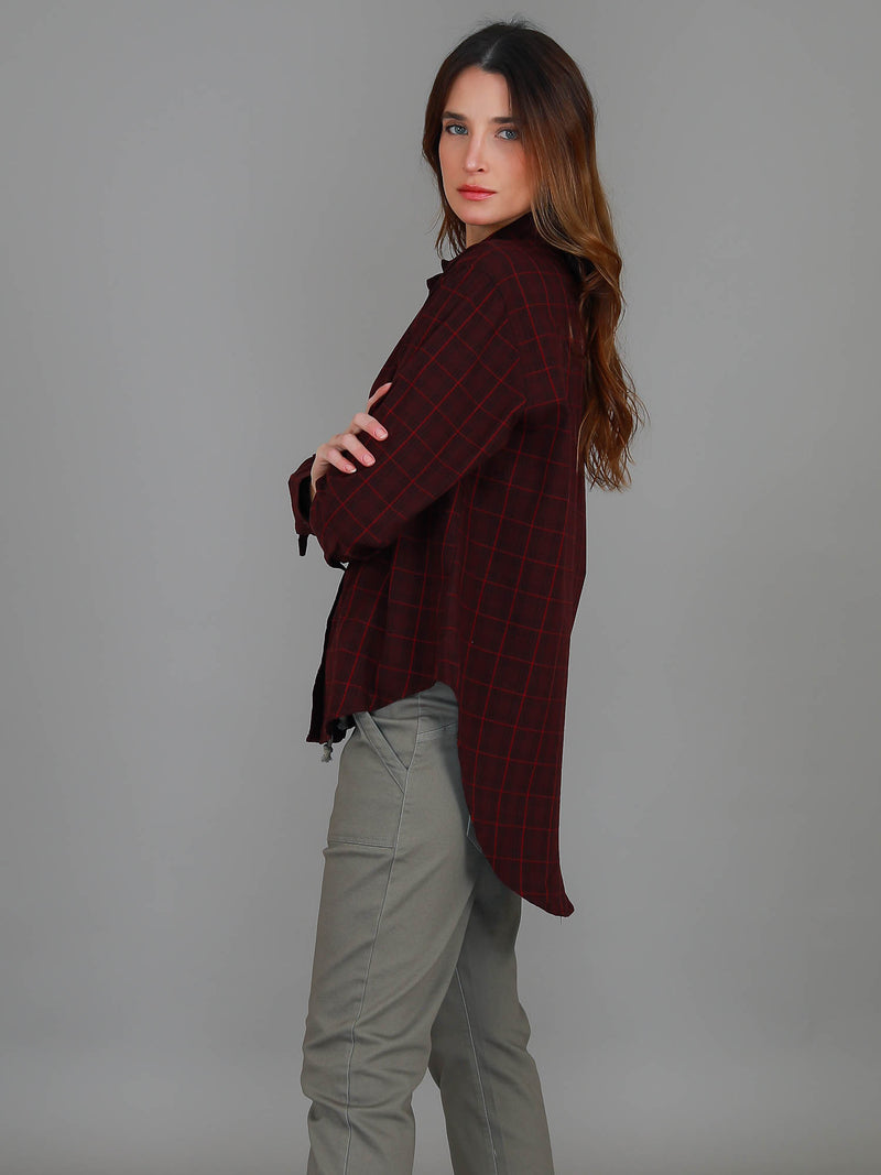 button up shirt #color_fig check