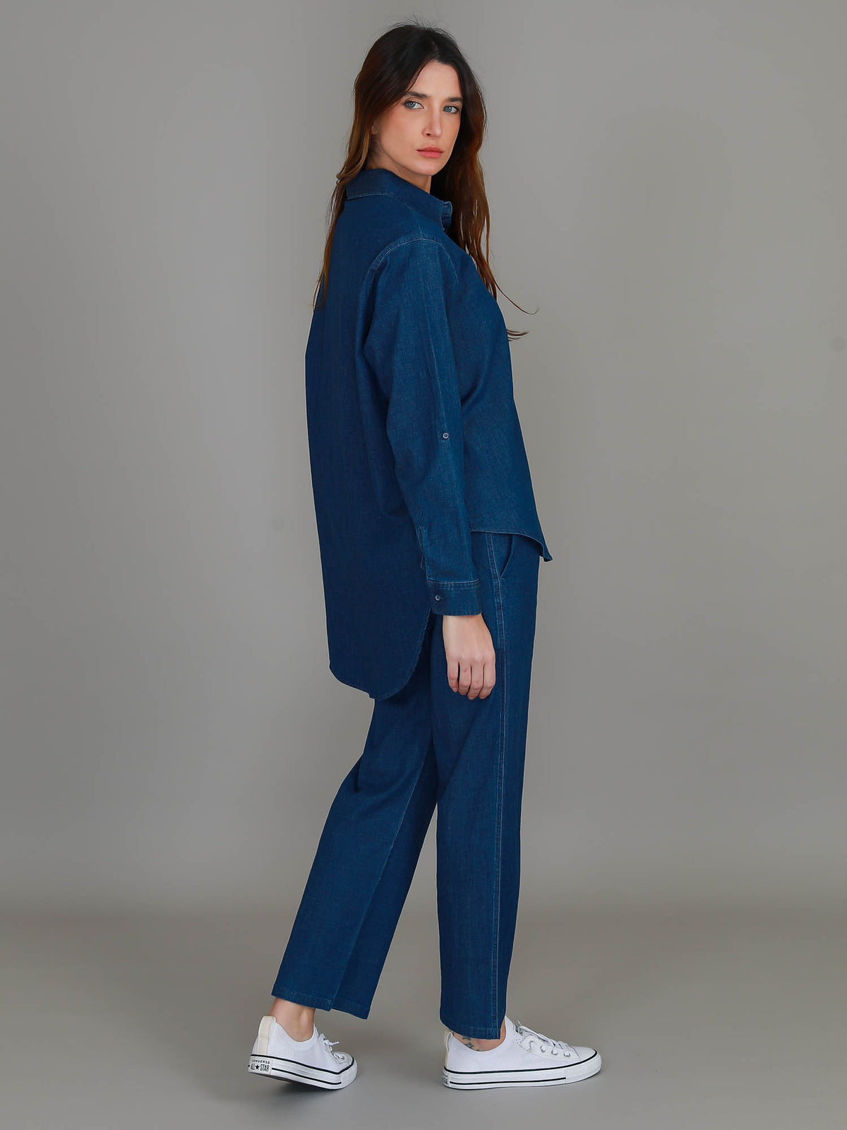 denim overshirt