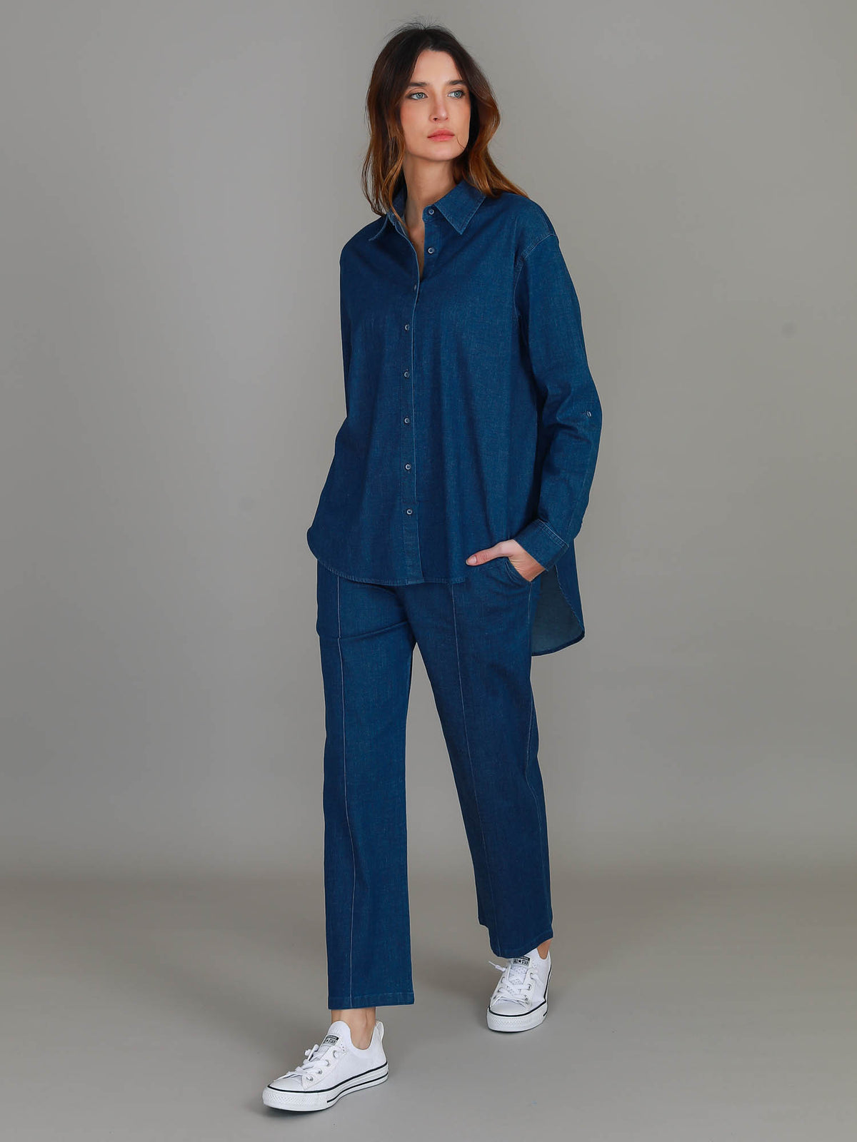 womens denim shirt