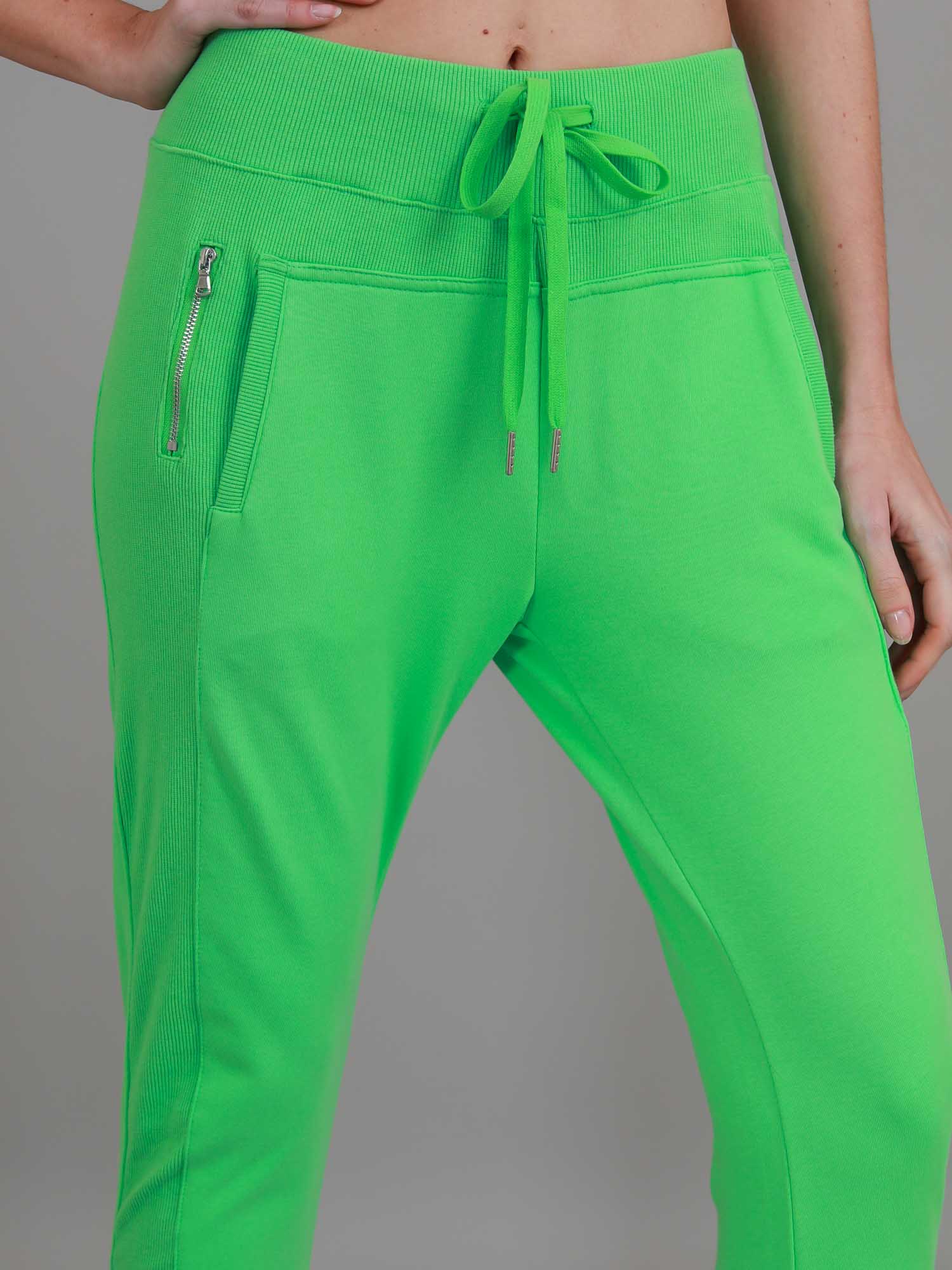 green joggers #color_apple green