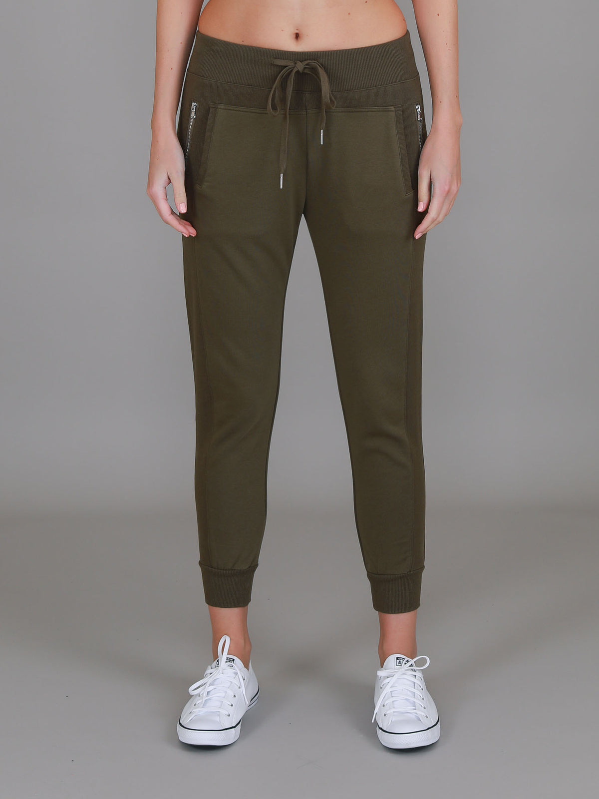 khaki jogger pants womens