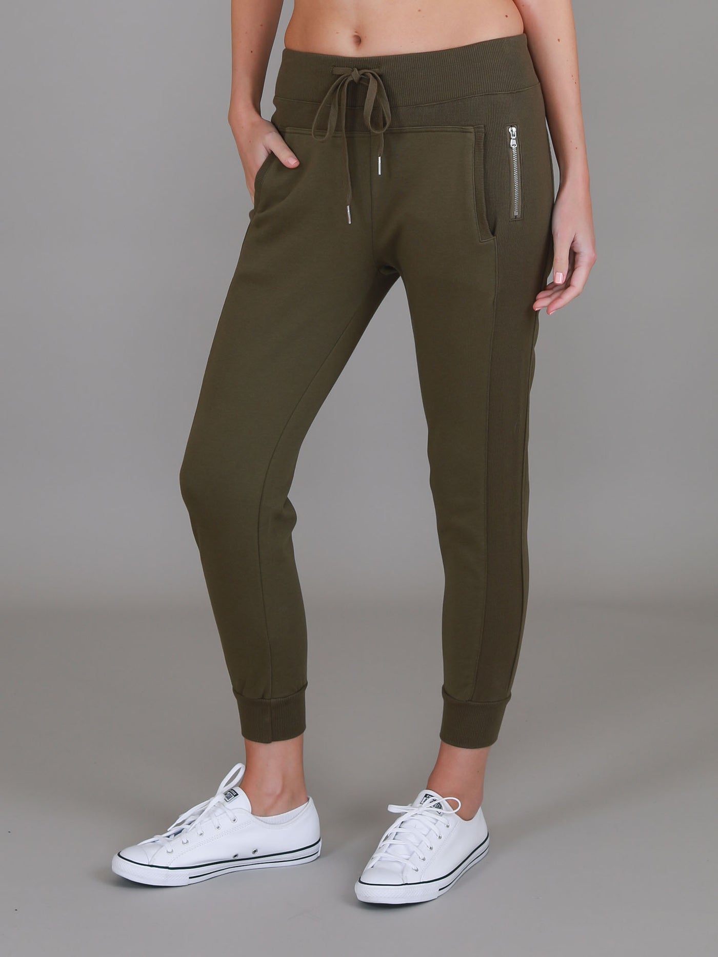 Byron | Women's Slim Fit Jogger Pants – Cotton French Terry