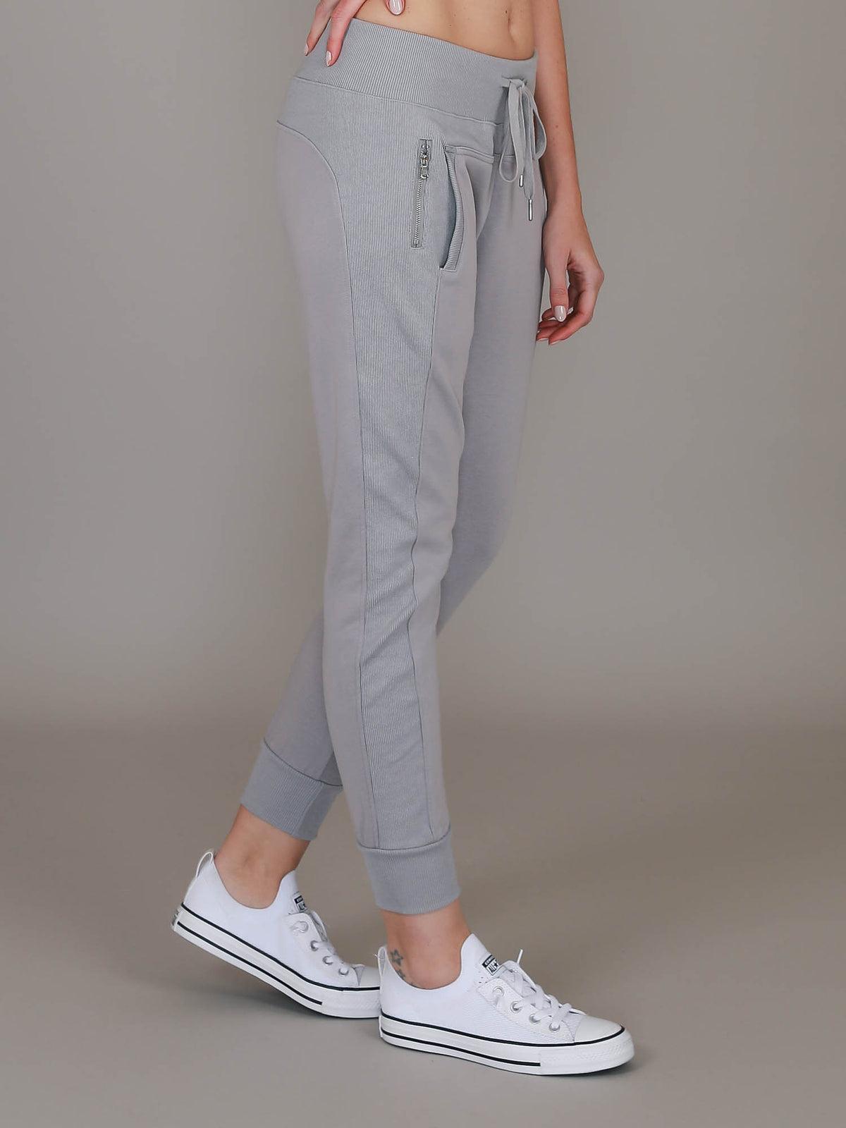grey jogger pants